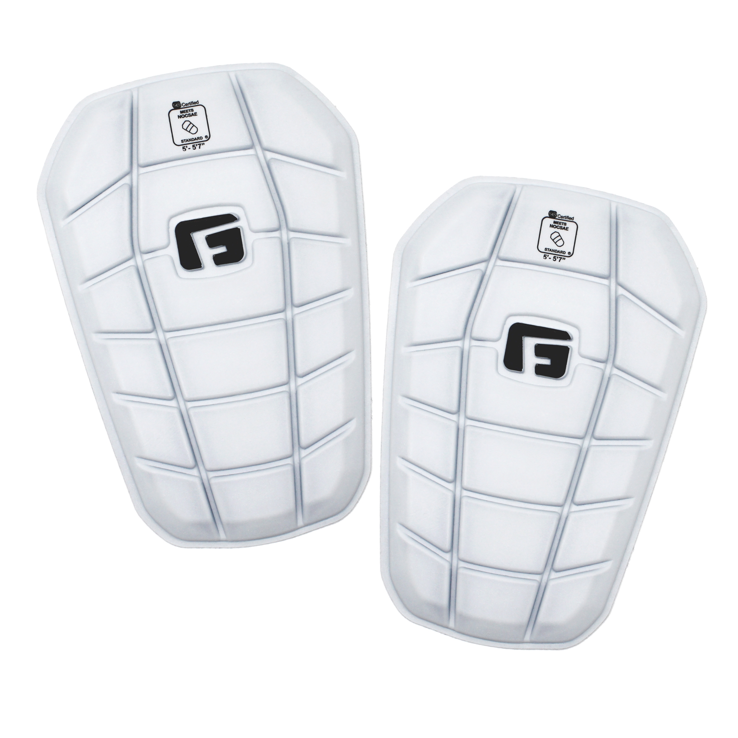 G-Form Pro-S Blade Soccer Shin Guards - Adult Shin Guards - Shin Guards for Protection - White, Adult XS