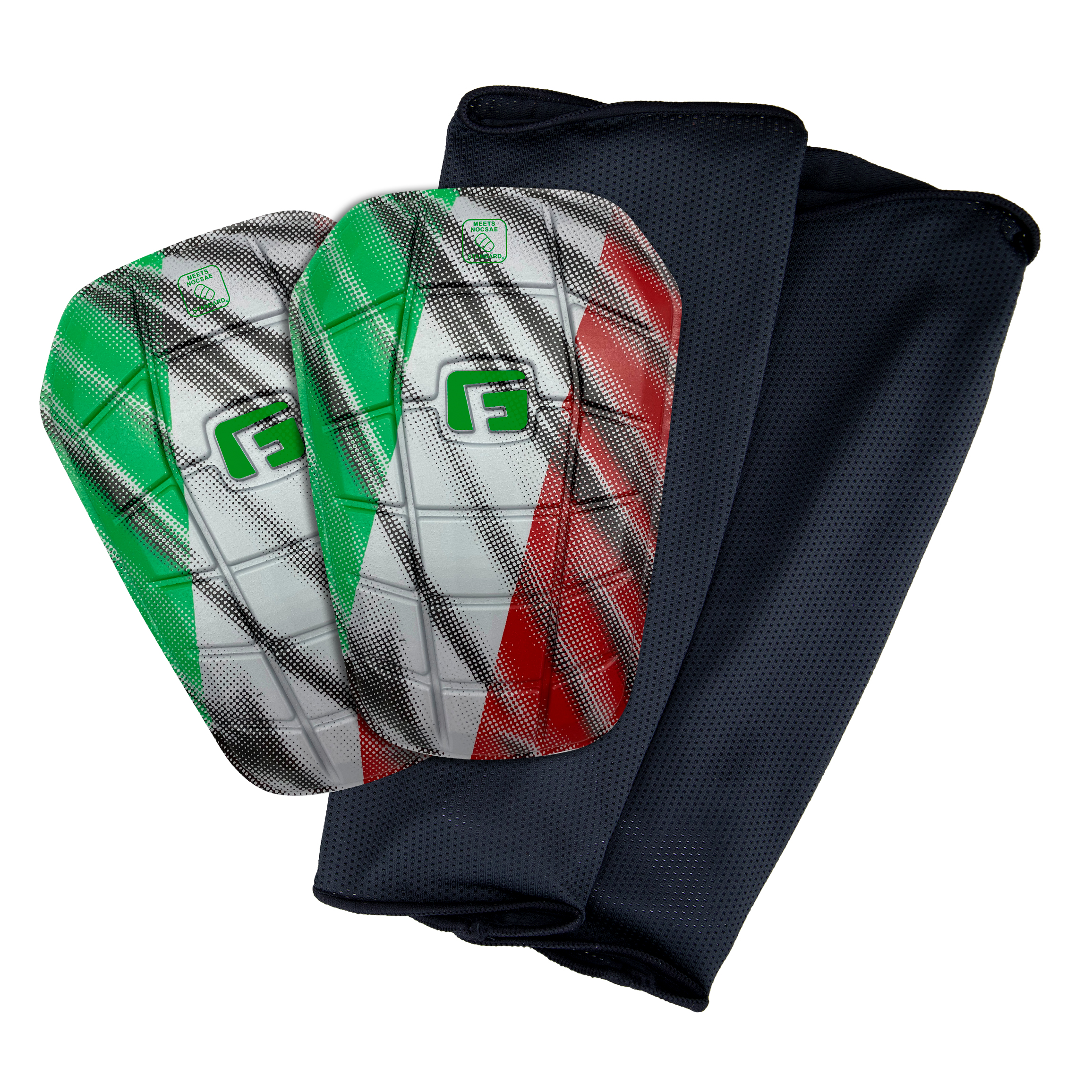 G-Form Pro-S Blade Soccer Shin Guards - Adult Shin Guards - Shin Guards for Protection - World Cup - Mexico, XL