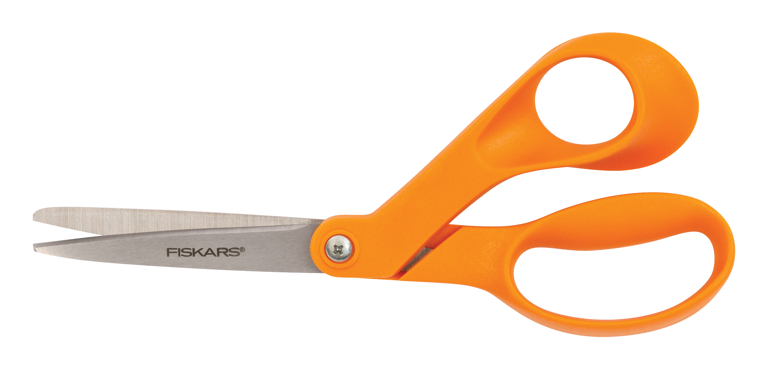 Fiskars 197060-1001 Petite Original Orange-Handled Scissors, 7 Inch, Orange