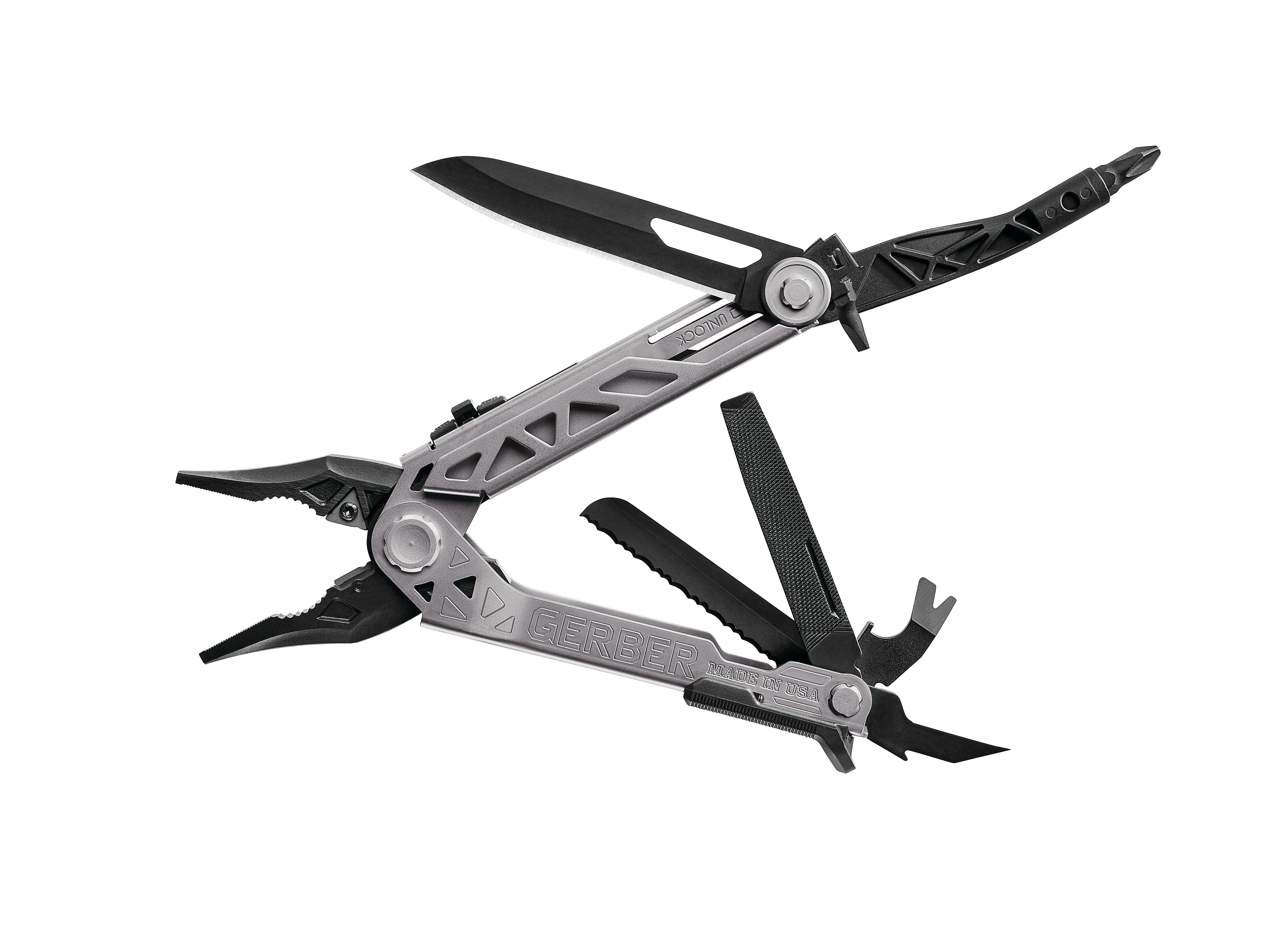 Gerber Center-Drive Multitool - Bit Set - Coyote Brown Berry-Compliant Sheath