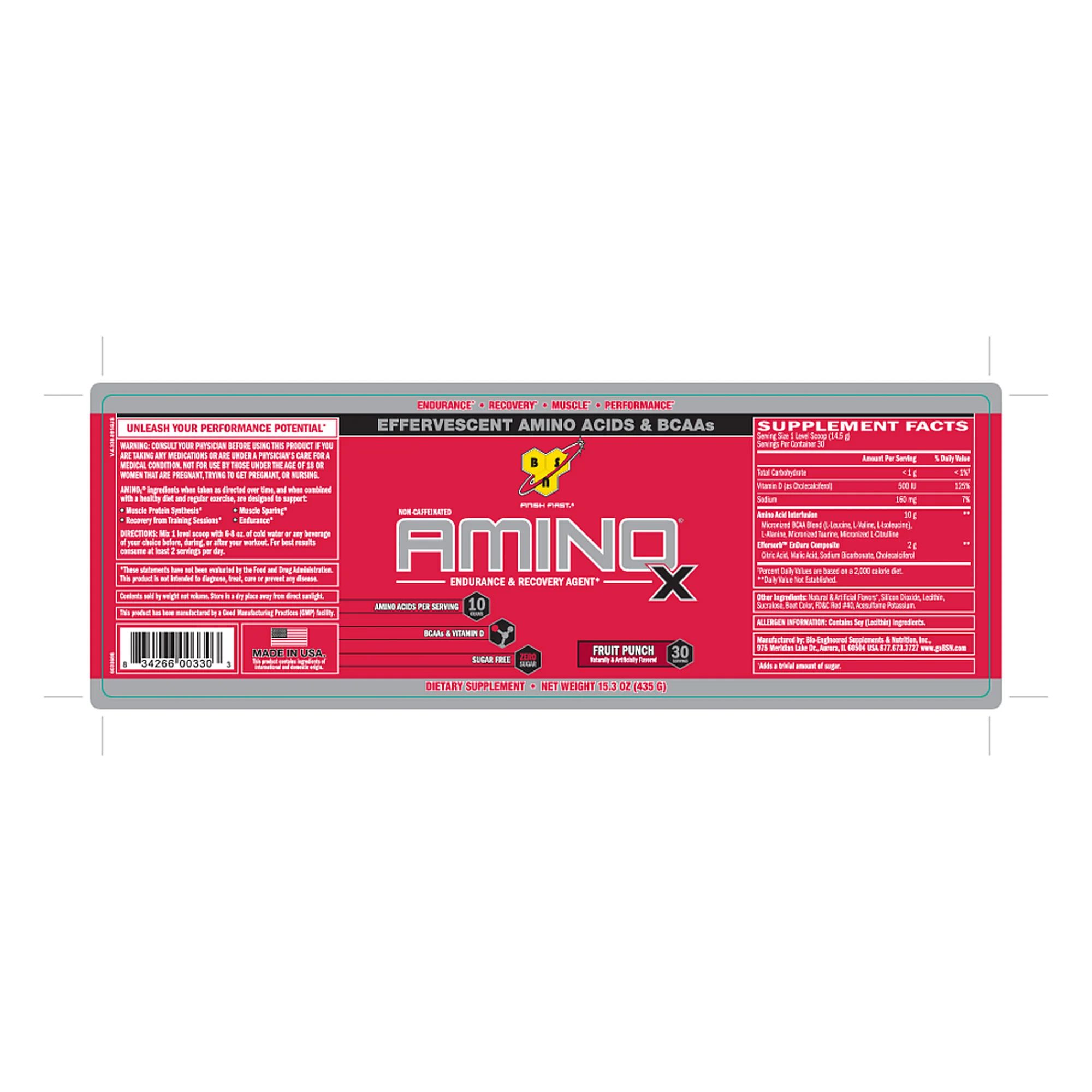 BSN AMINO X FRUIT PUNCH 435G