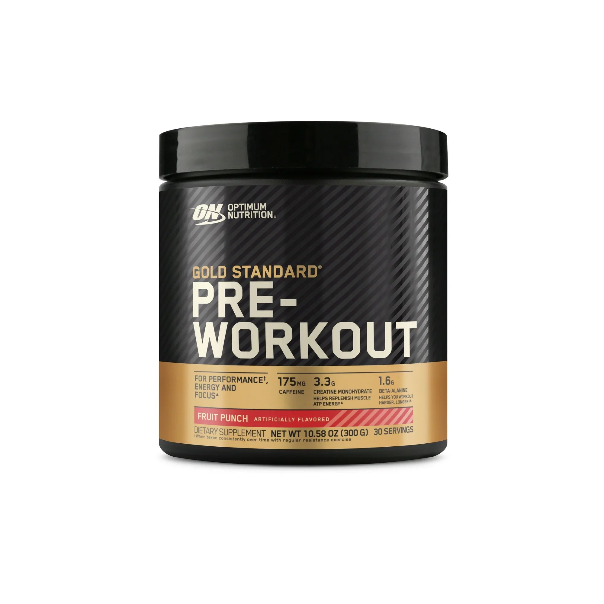 Optimum Nutrition Gold Standard Pre-Workout, Fruit Punch, 30 Servings
