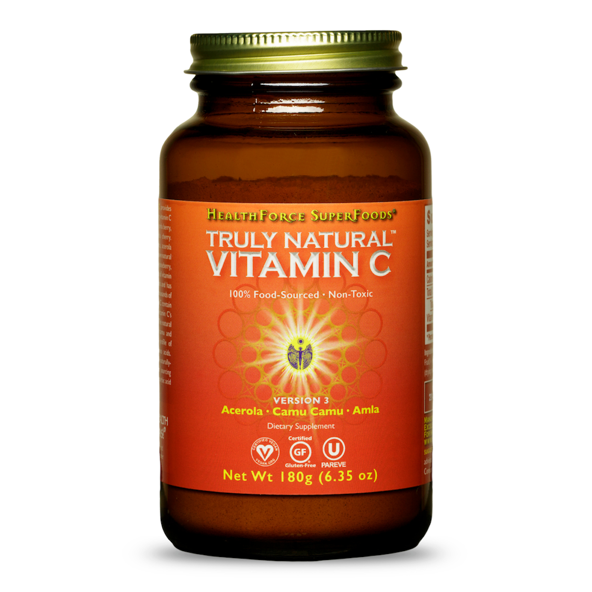 HealthForce SuperFoods Truly Natural Vitamin C - 180 g Powder