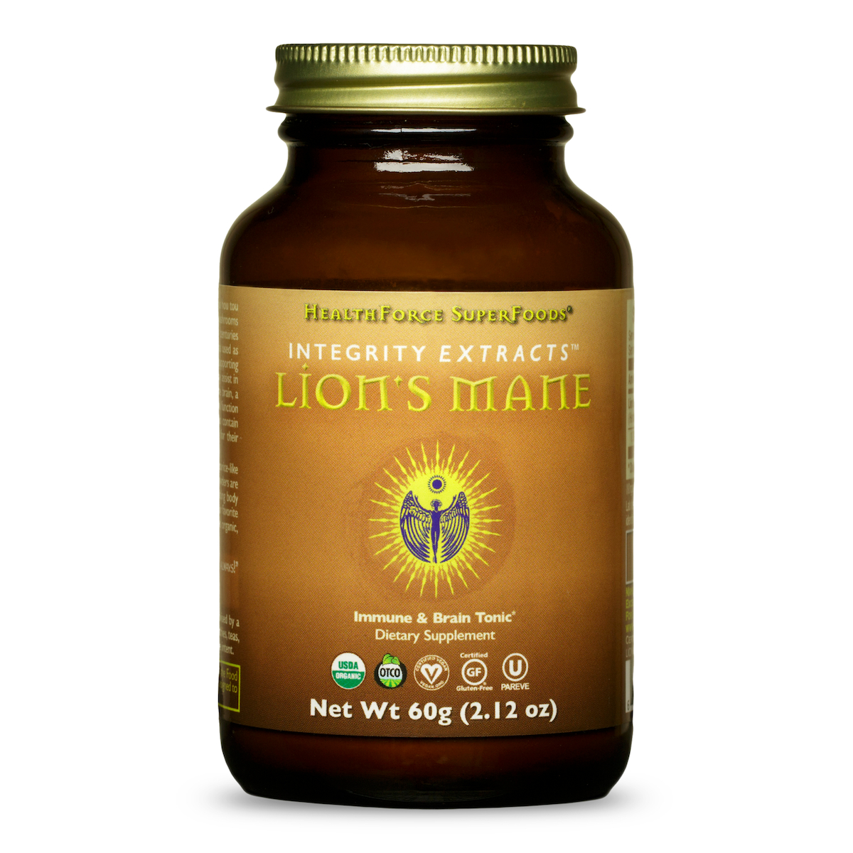 HealthForce SuperFoods Integrity Extracts Lion's Mane - 60 g Powder