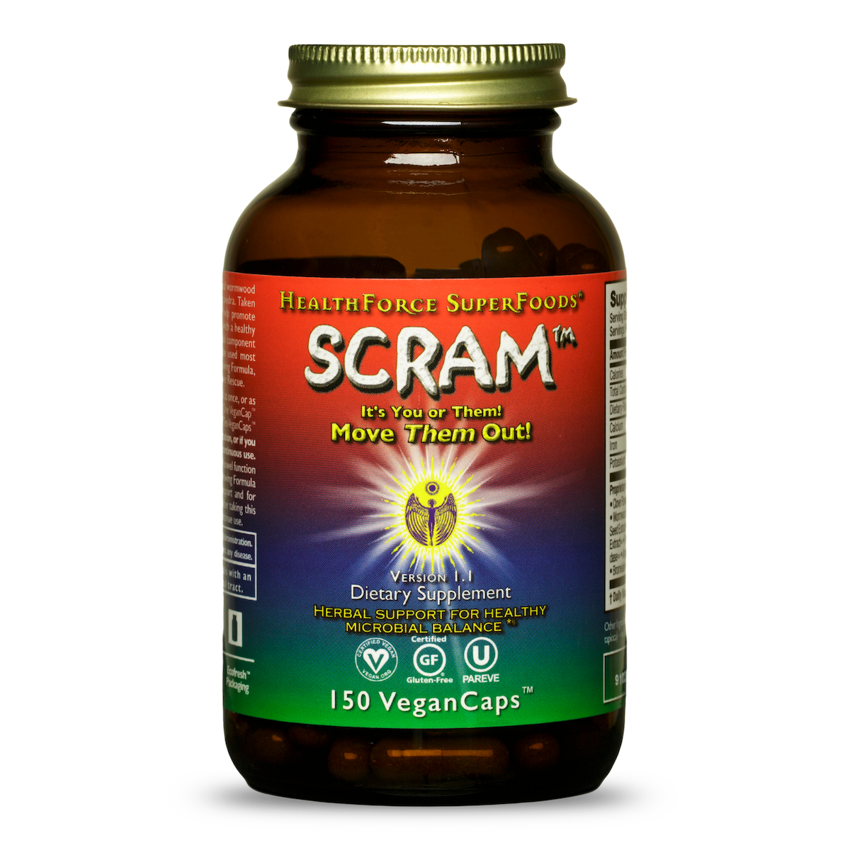 HealthForce SuperFoods SCRAM 150 VeganCaps