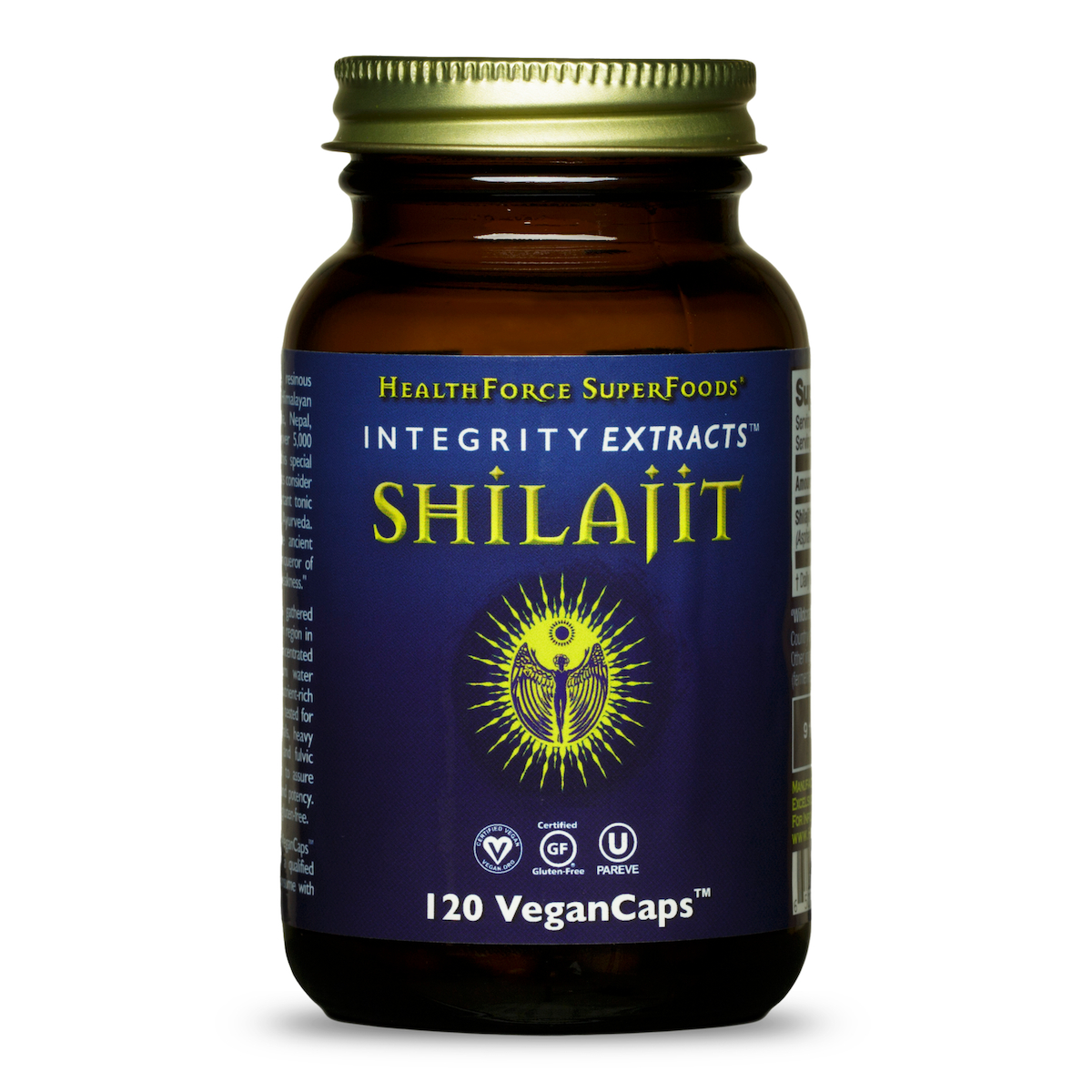 HealthForce SuperFoods Shilajit - 120 VeganCaps