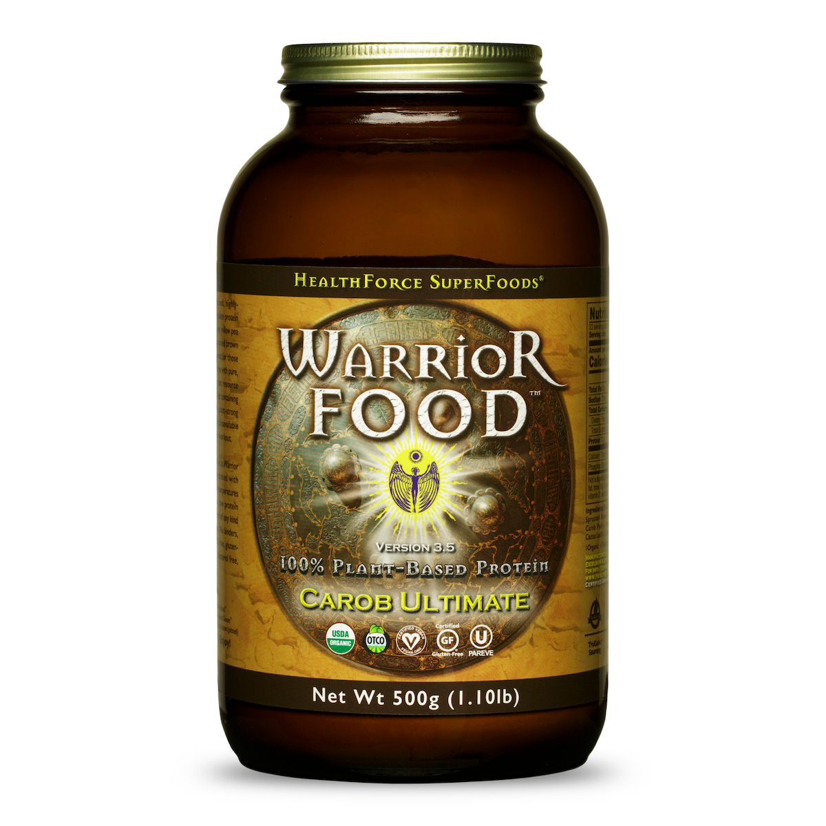 HealthForce SuperFoods Warrior Food Carob - 500 g Powder