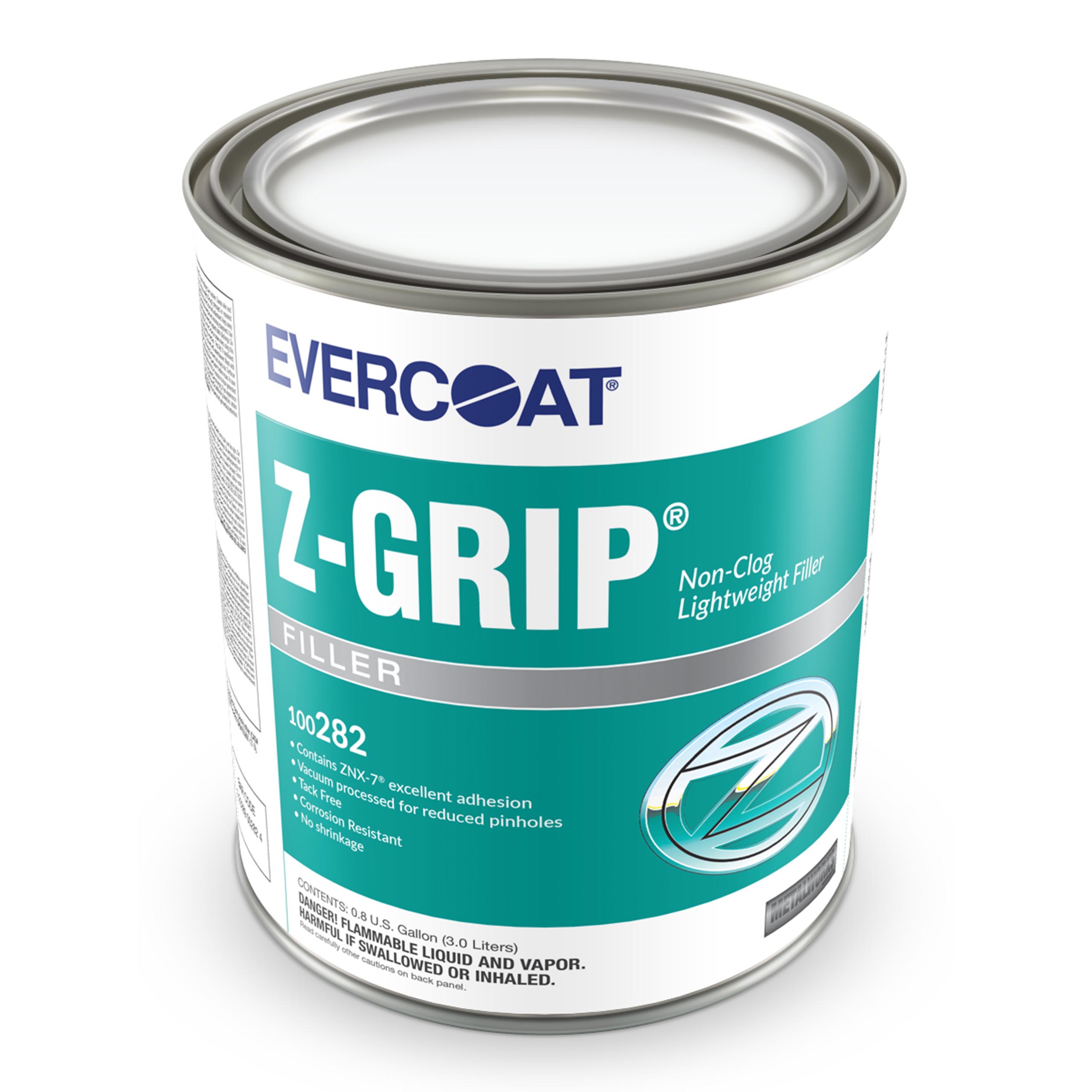 Evercoat 282 Z-Grip Non-Clog Lightweight Filler - Gallon (Blue cream hardener included)