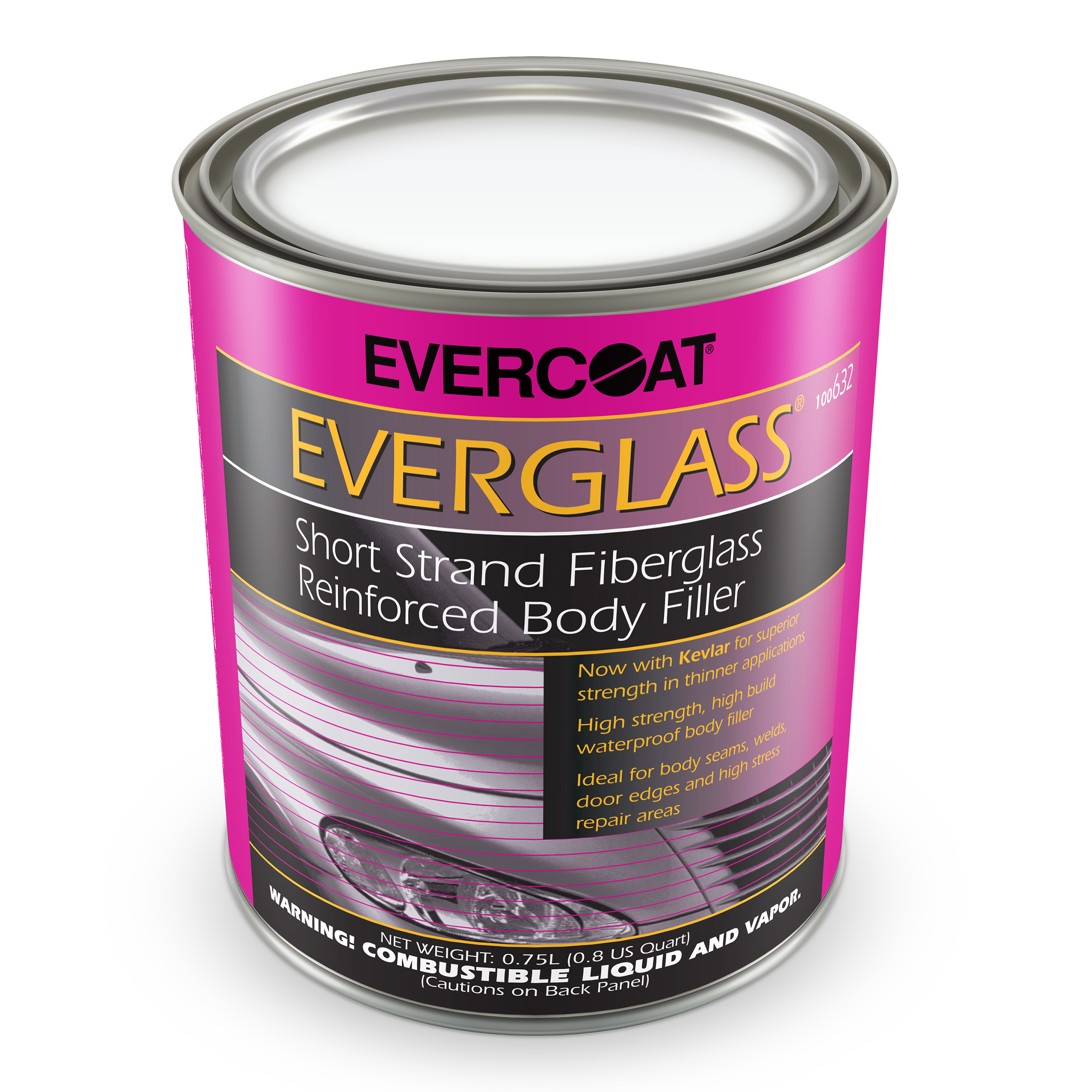Fibreglass Evercoat 632 Everglass Short Strand Fiber Reinforced Filler - Quart