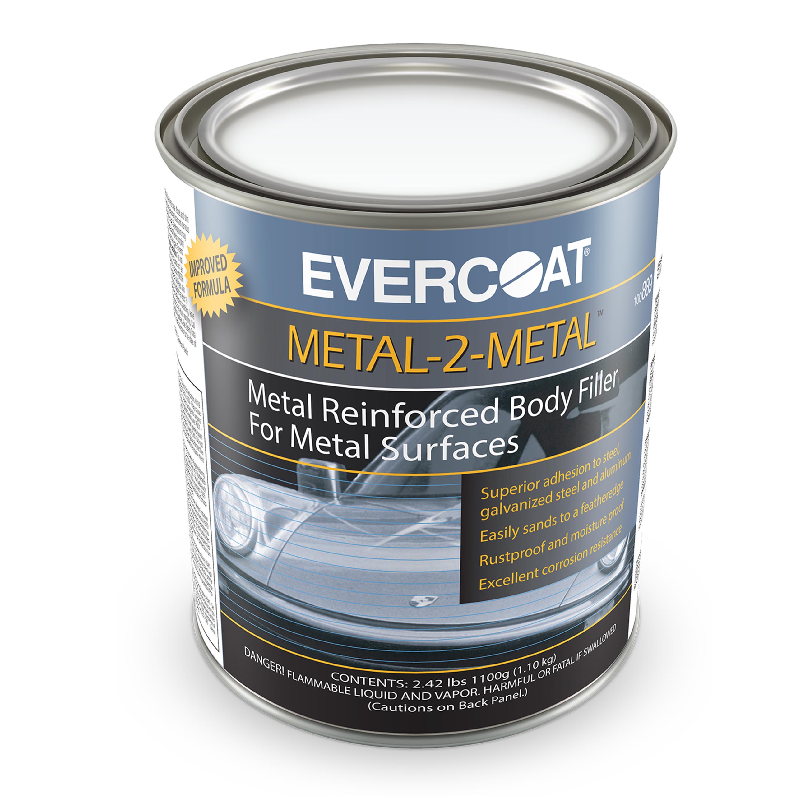 Fibreglass Evercoat 889 Metal-2-Metal Aluminum Reinforced Filler - Quart