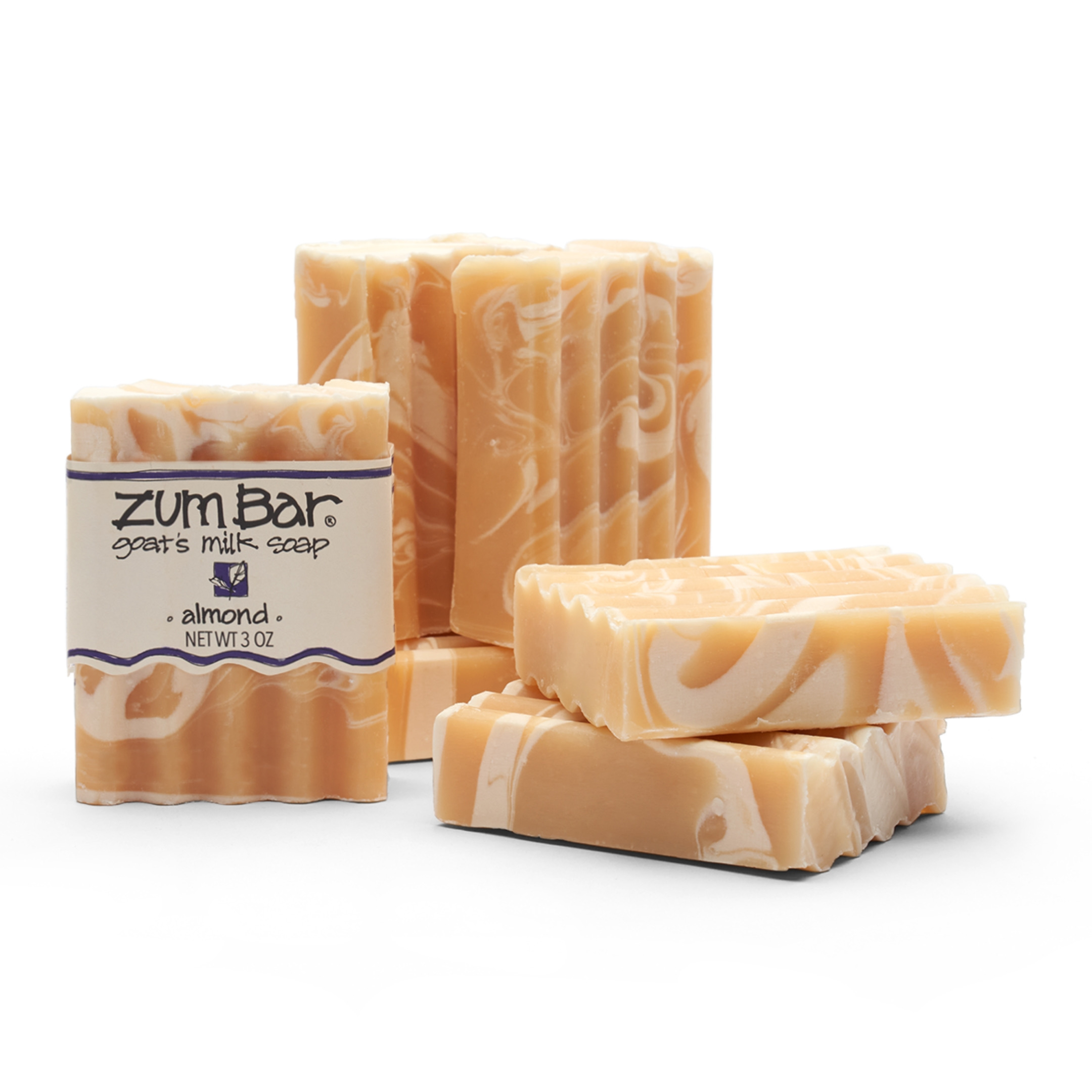 Zum Bar Goat's Milk Soap - 3 oz (6 Pack) - Almond