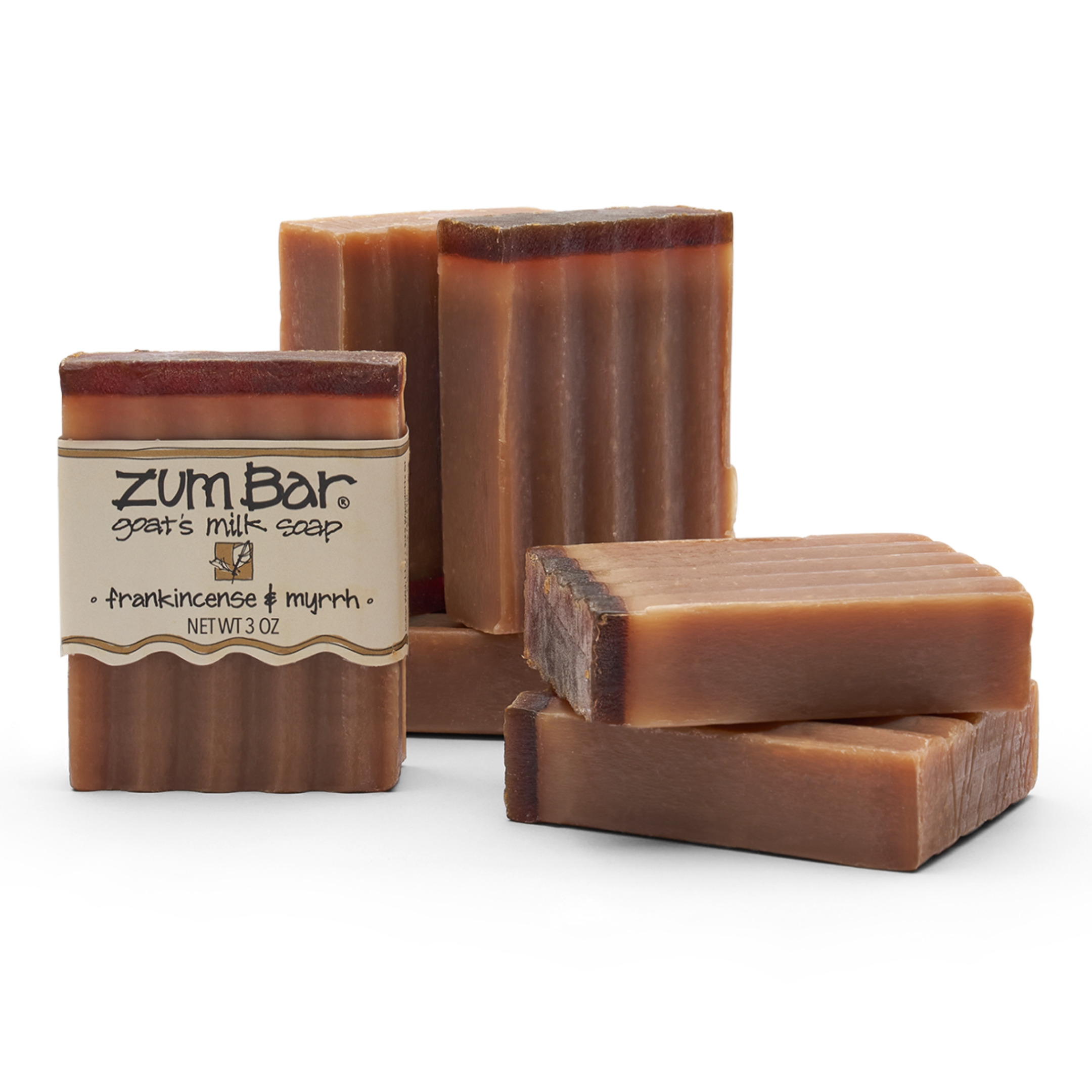 Zum Bar Goat's Milk Soap - Frankincense and Myrrh - 3 oz (6 Pack)
