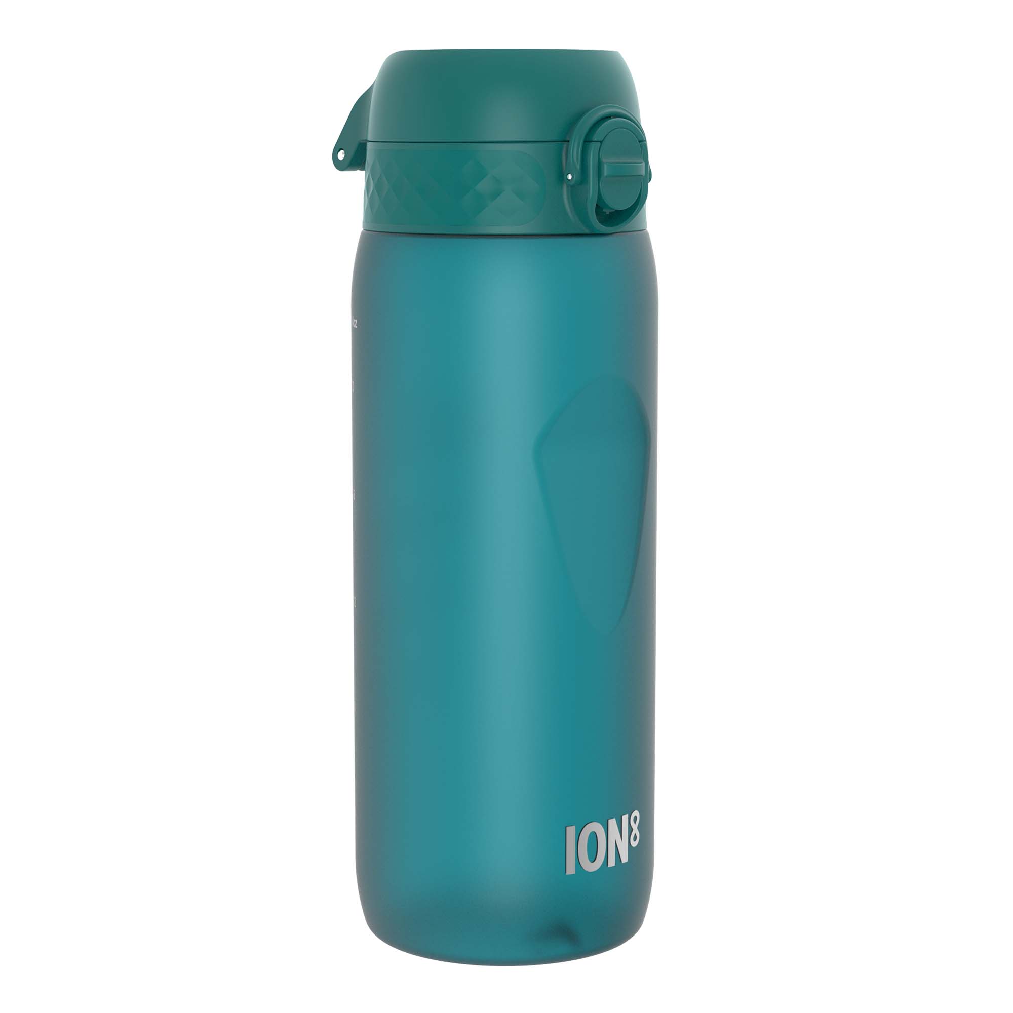 Ion8 Sport/Bike Water Bottle - Leakproof and BPA-free Water Bottle - Fits in Lunch Boxes, Handbags, Cup Holders, Backpacks and Bike Holders, 25 oz/750 ml (Pack of 1) - OneTouch 2.0 - Aqua 2.0