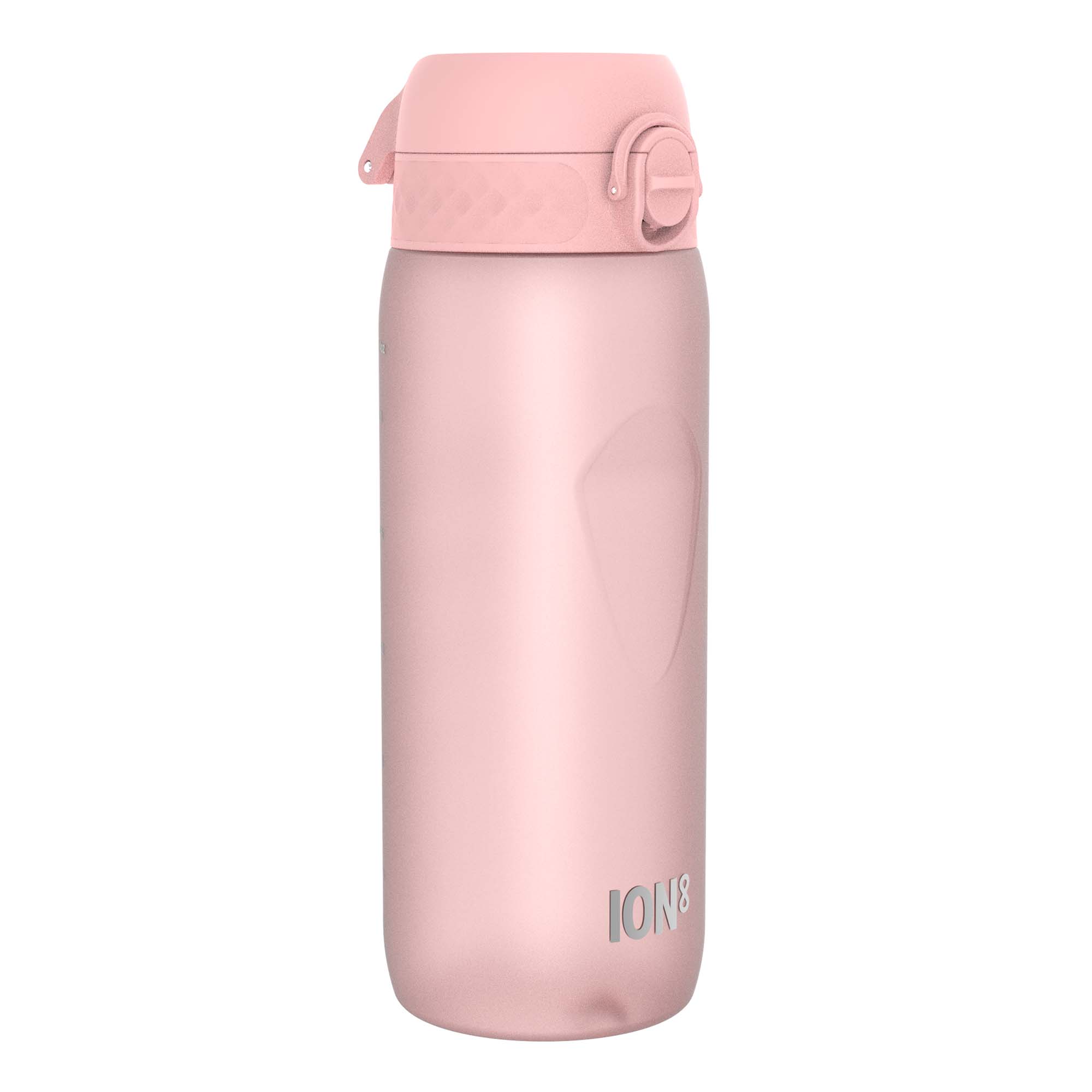 Ion8 Sport/Bike Water Bottle - Leakproof and BPA-free Water Bottle - Fits in Lunch Boxes, Handbags, Cup Holders, Backpacks and Bike Holders, 25 oz/750 ml (Pack of 1) - OneTouch 2.0 - Rose Quartz 2.0