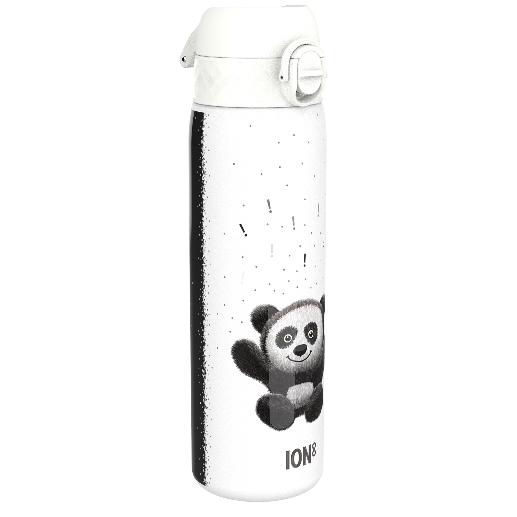 Ion8 Kid's Stainless Steel Water Bottle - Food-Safe and Odor Resistant - Fits Car Cup Holders, Backpack Pockets and More, 20 oz / 600 ml (Pack of 1) - Panda