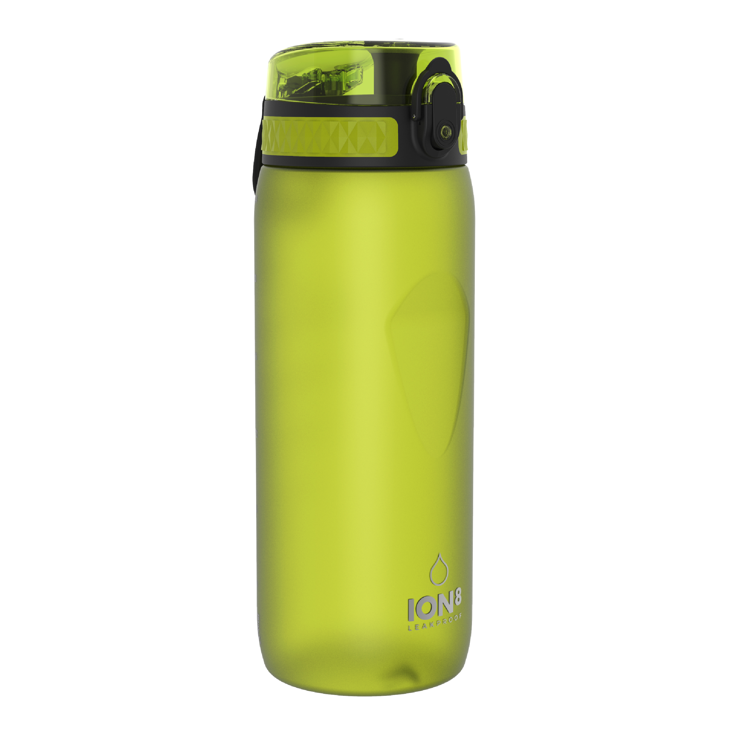 Ion8 Sport/Bike Water Bottle - Leakproof and BPA-free Water Bottle - Fits in Lunch Boxes, Handbags, Cup Holders, Backpacks and Bike Holders, 25 oz/750 ml (Pack of 1) - OneTouch 1.0 - Green