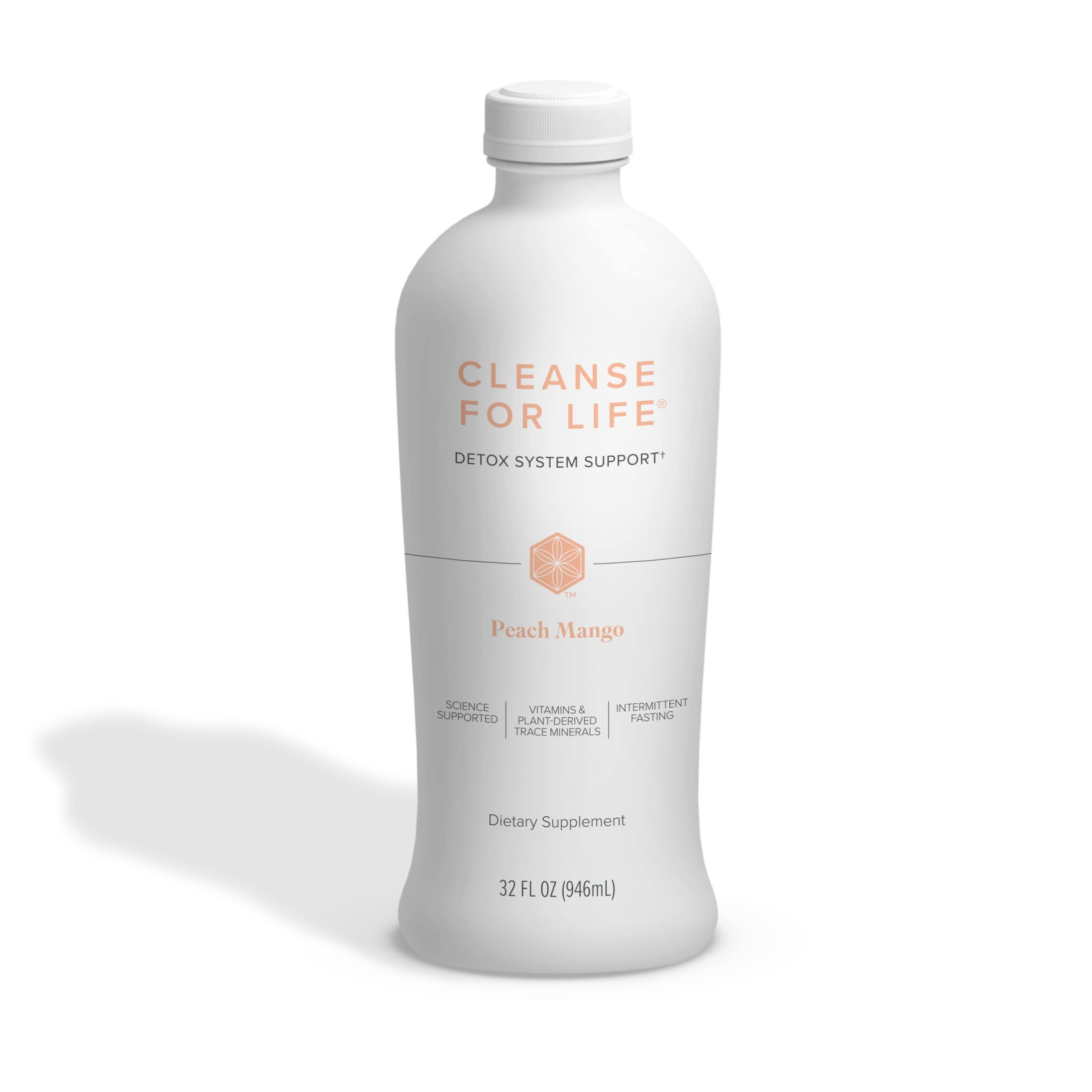 Isagenix Cleanse for Life - Peach Mango Liquid - 32 Fl Oz