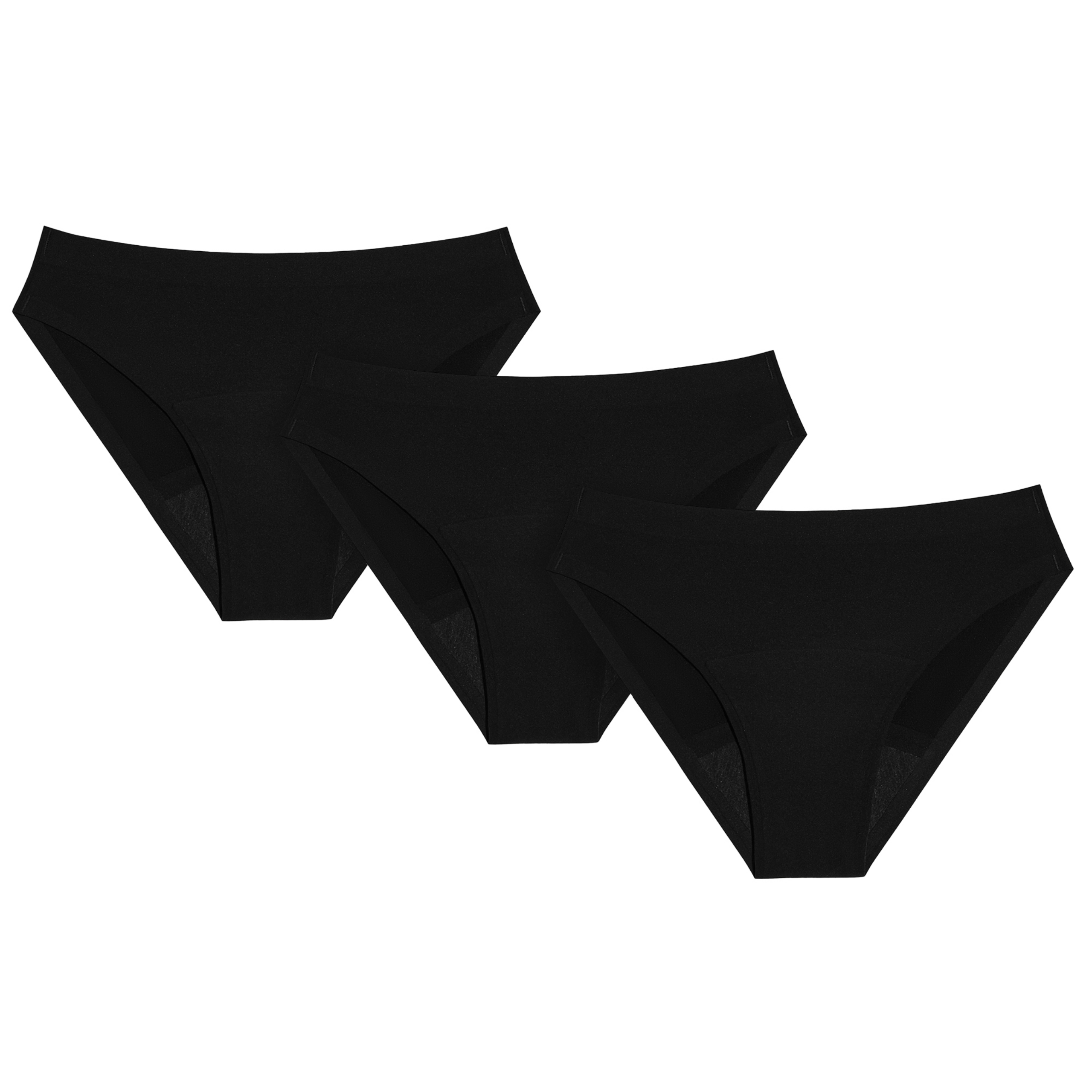 Knix Teen Girl Super Leakproof Bikini Underwear - Black - X-Large - 3PK