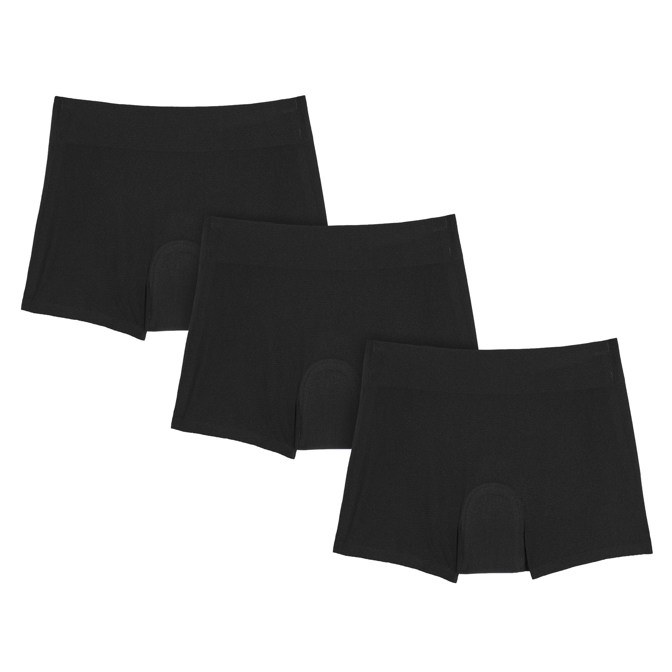 Knix Teen Girl Super Leakproof Sleepover Short Underwear - Black - XX-Small - 3PK