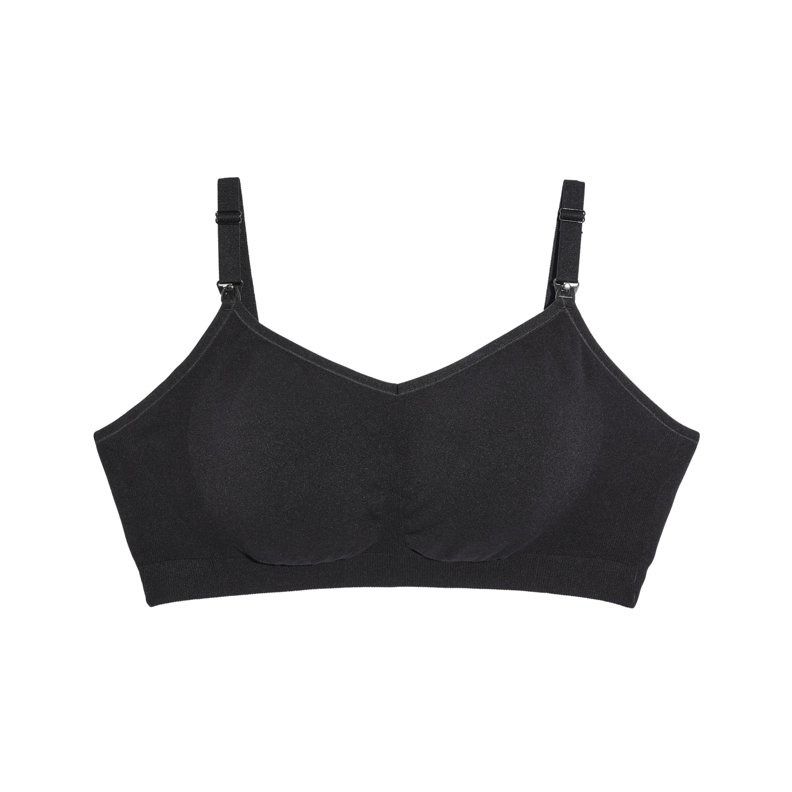 Knix Seamless BlissFit Leakproof Nursing Bra - Black - X-Large (Fits 38A, 38B, 38C, 38D, 38DD)