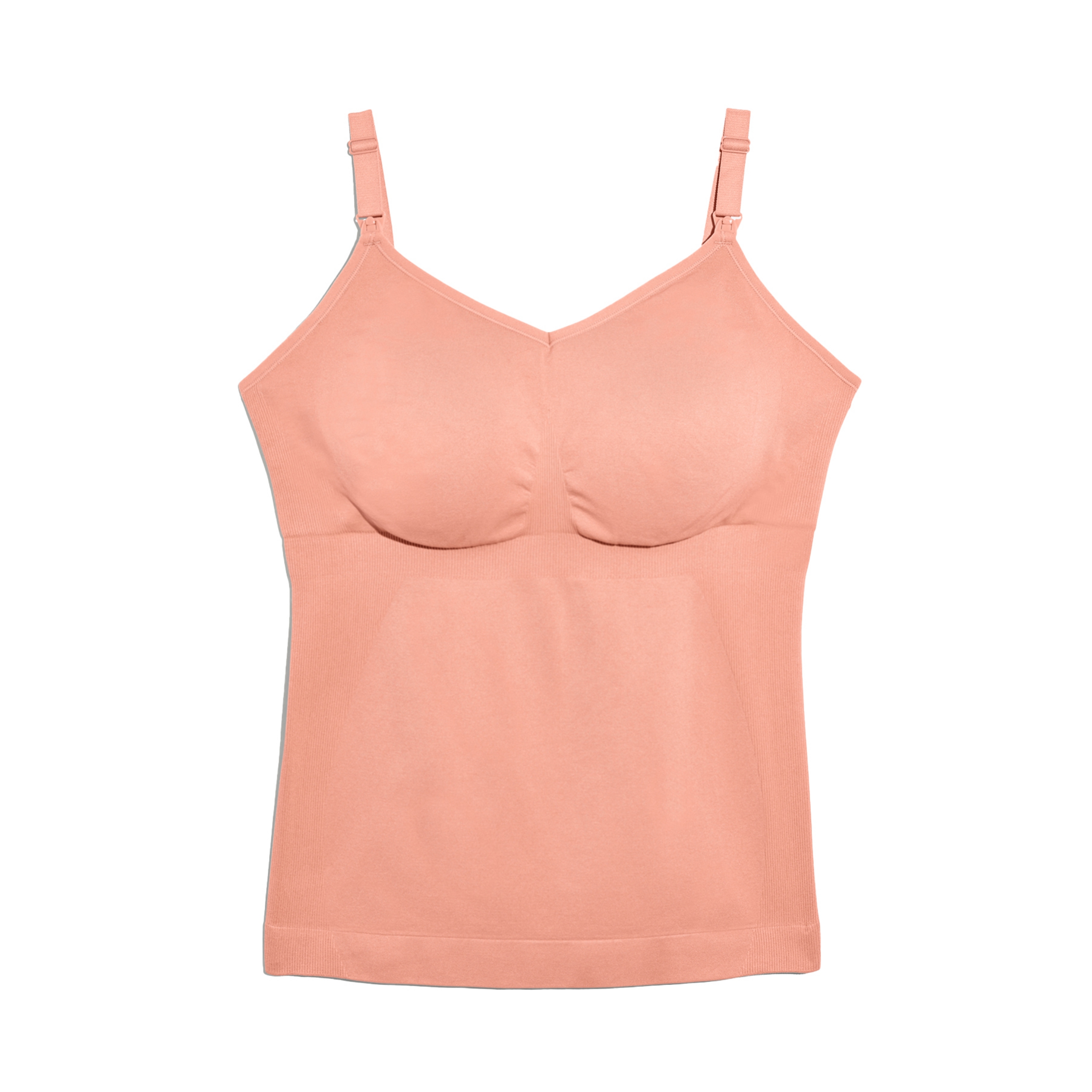 Knix Seamless BlissFit Leakproof Nursing Tank - Pink Ginger - Large (Fits 36A, 36B, 36C, 36D, 36DD)