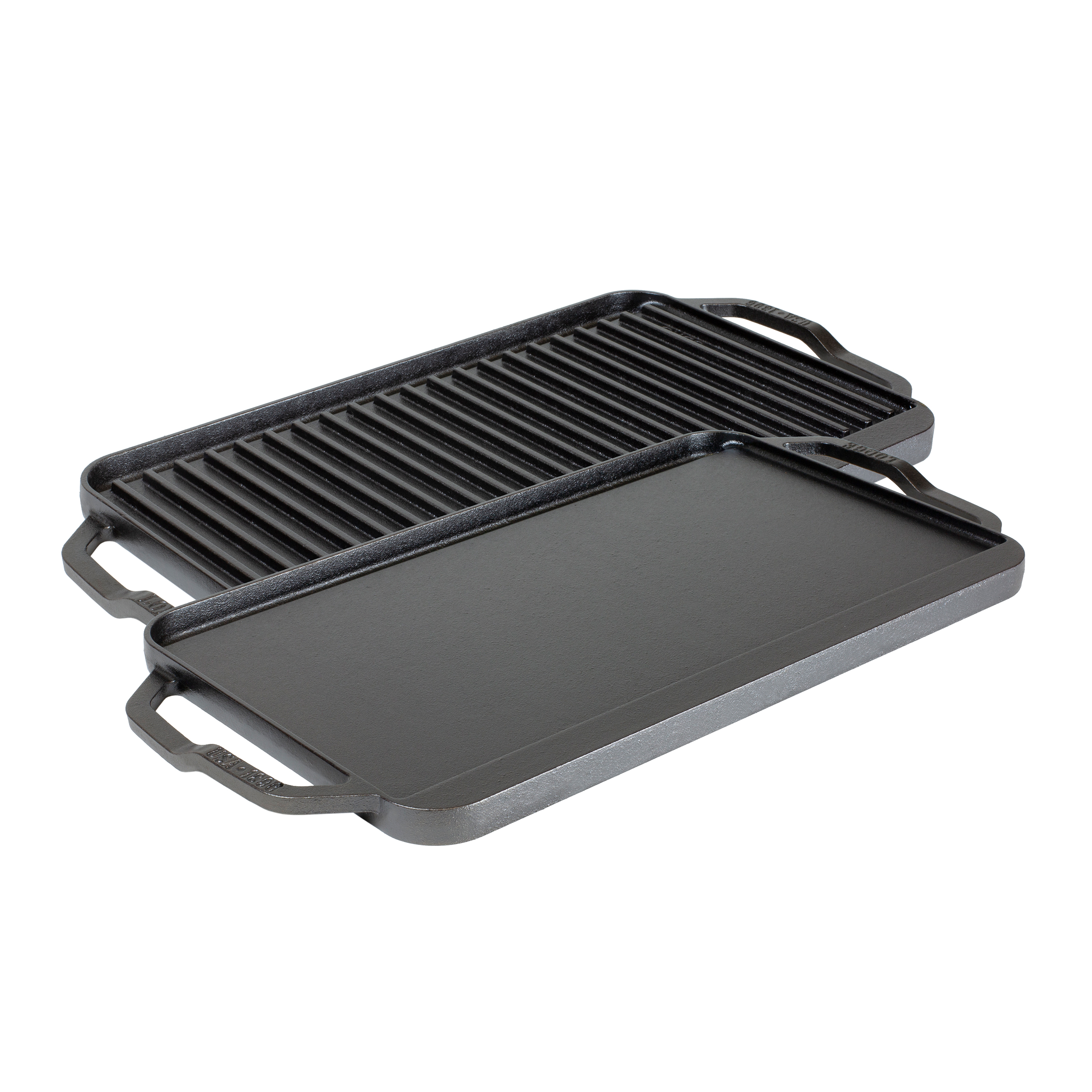 Lodge LCDRG 19.5 x 10 inch Cast Iron Reversible Grill/Griddle
