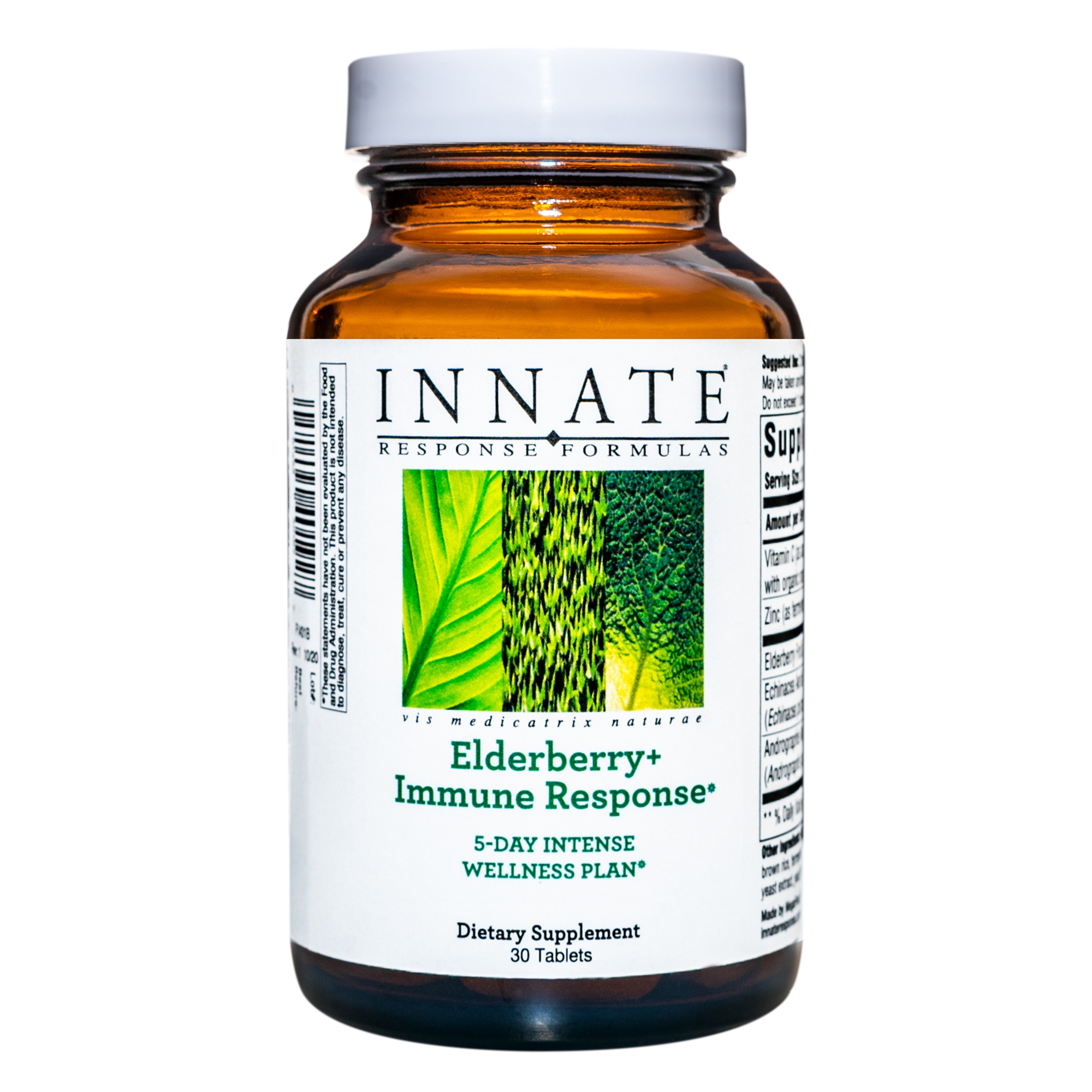 INNATE Response Formulas, Elderberry + Immune Response, 30 Tablets (15 Servings)