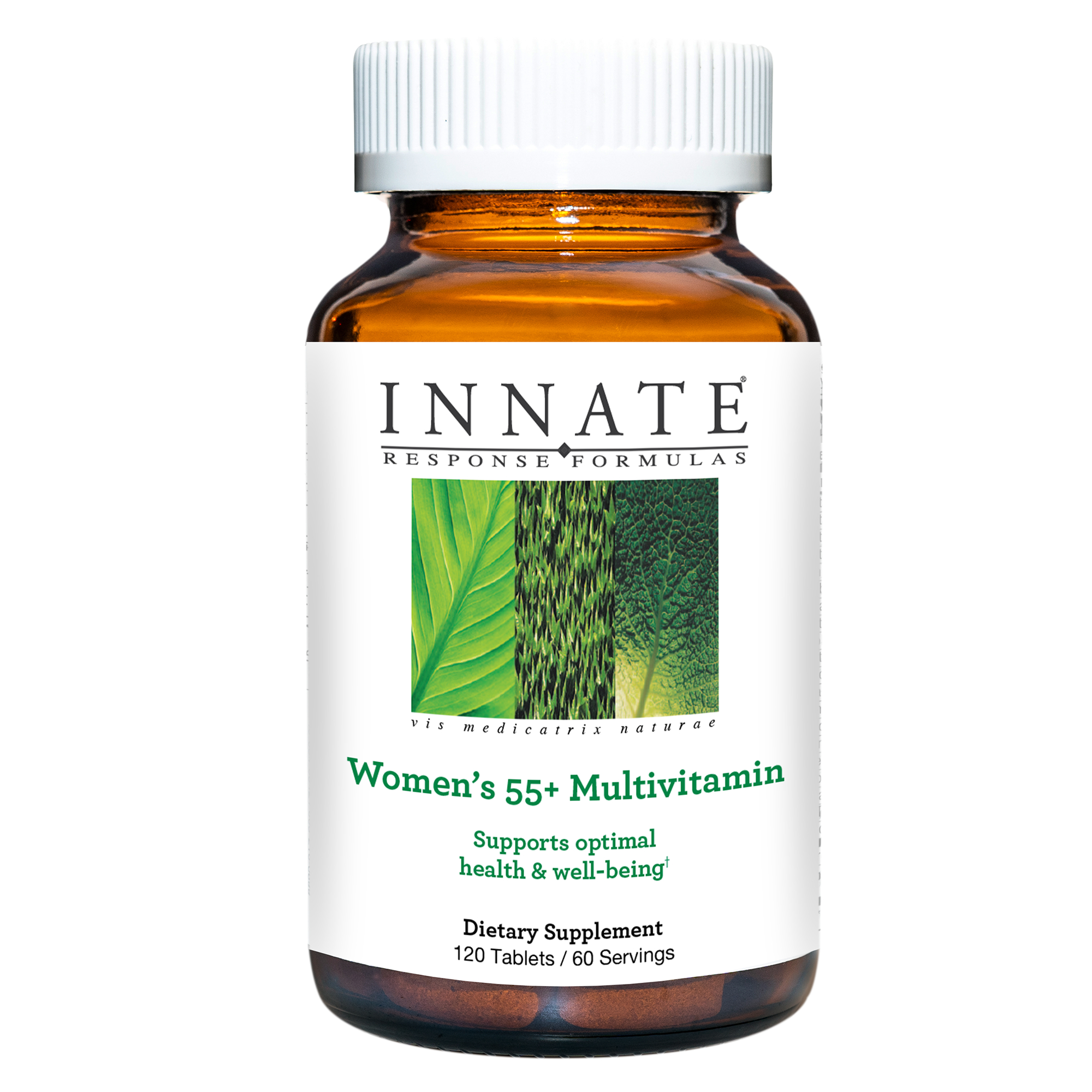 INNATE Response Formulas, Women‚Äôs 55+ Multivitamin, Daily Vitamin, Non-GMO, 120 Tablets (60 Servings)