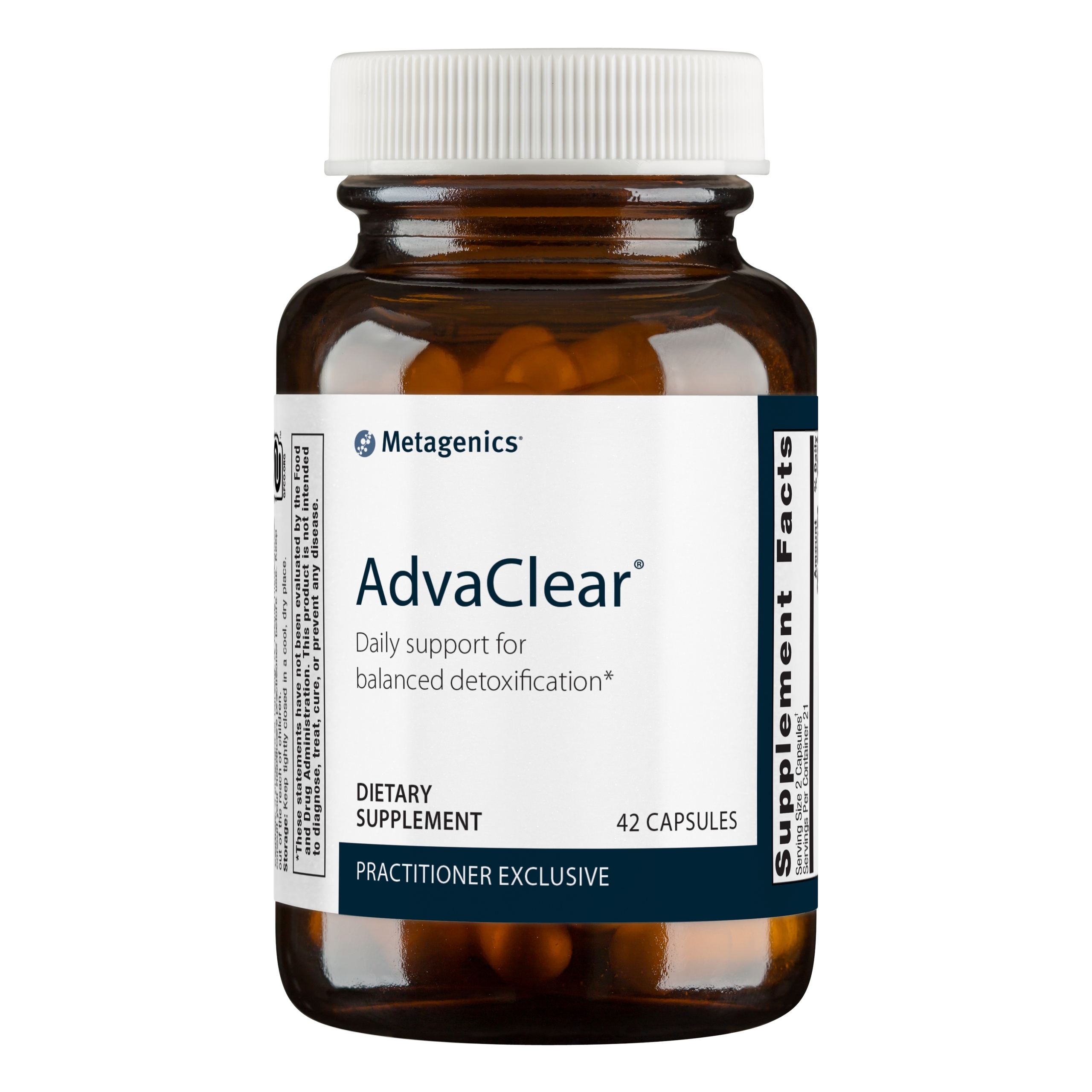Metagenics AdvaClear Daily Support for Detoxification 42 Count (Pack of 1)