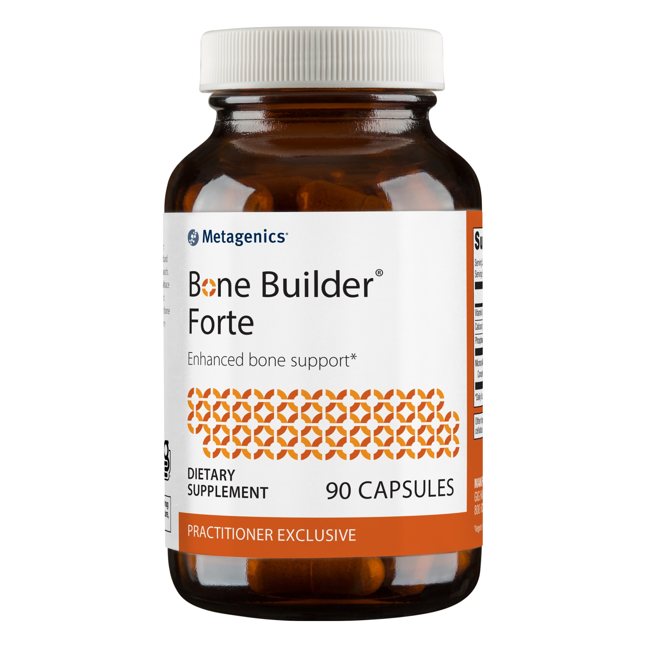 Metagenics Bone Builder Forte Capsules with Calcium, Phosphorus and Vitamin D 2000 IU to Help Maintain Healthy Bone Density - 45 Servings