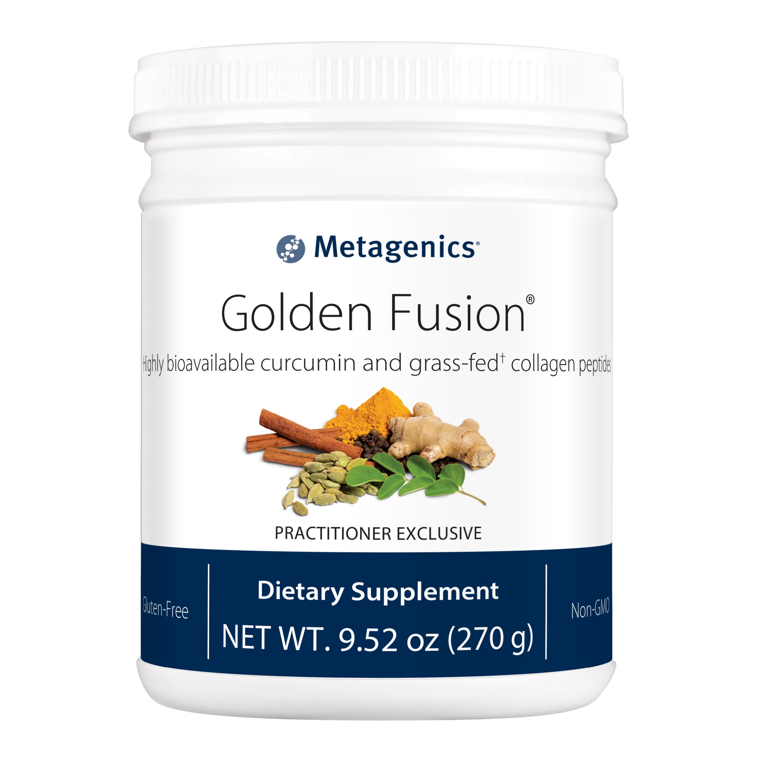 Metagenics - Golden Fusion, Highly Bioavailable Curcumin and Grass-Fed‚Ä† Collagen Peptides, 30 Servings