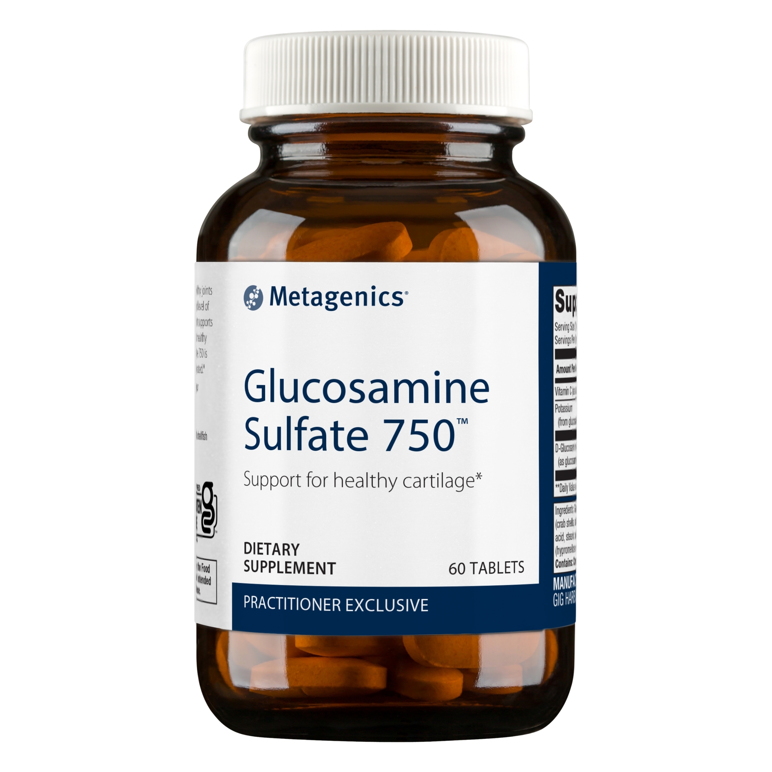 Metagenics - Glucosamine Sulfate 750, 60 Count