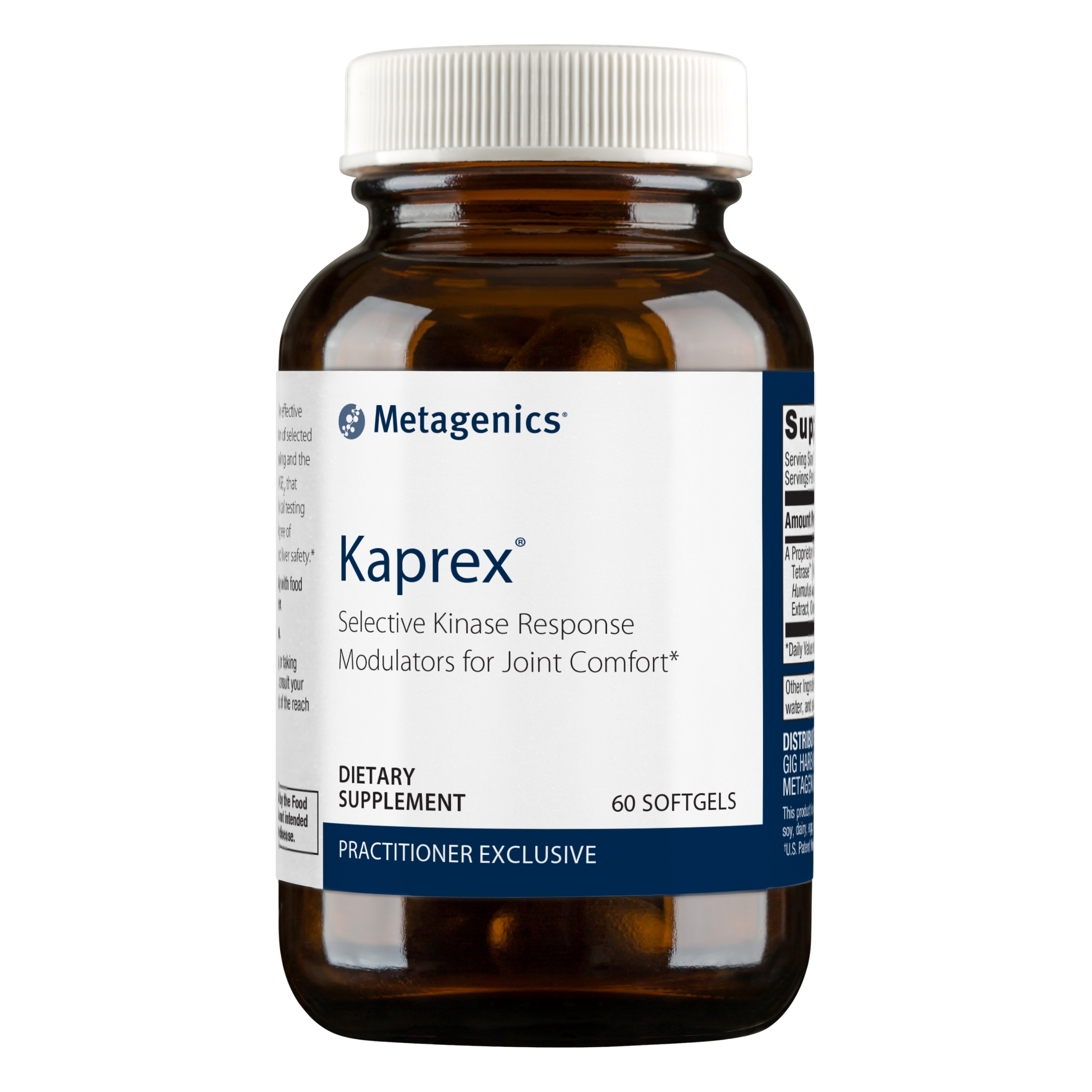 Metagenics Kaprex, Selective Kinase Response Modulators for Joint Comfort, Plant Based - 60 Softgels