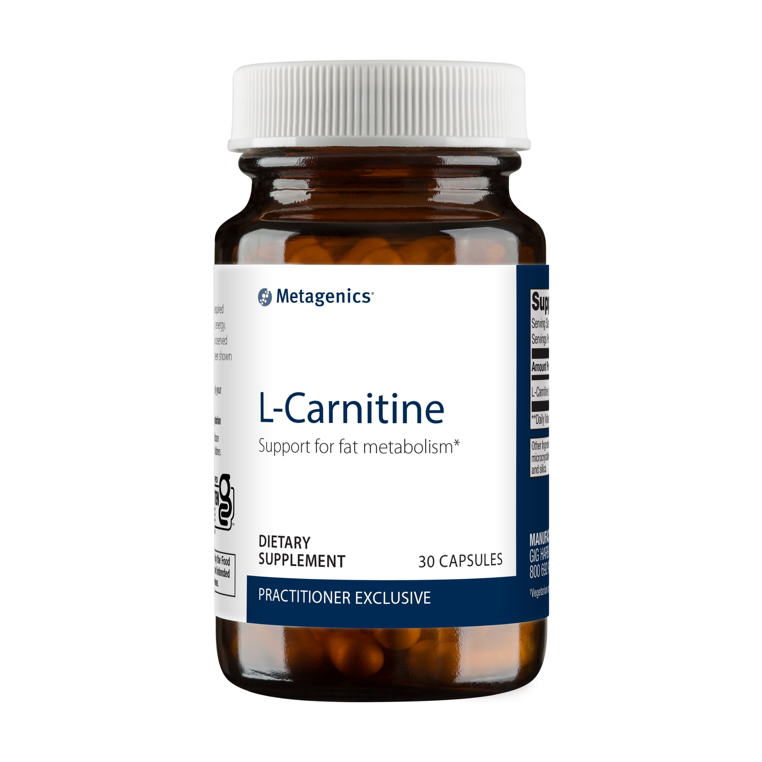 Metagenics L-Carnitine - Support for Fat Metabolism* | 30 Count