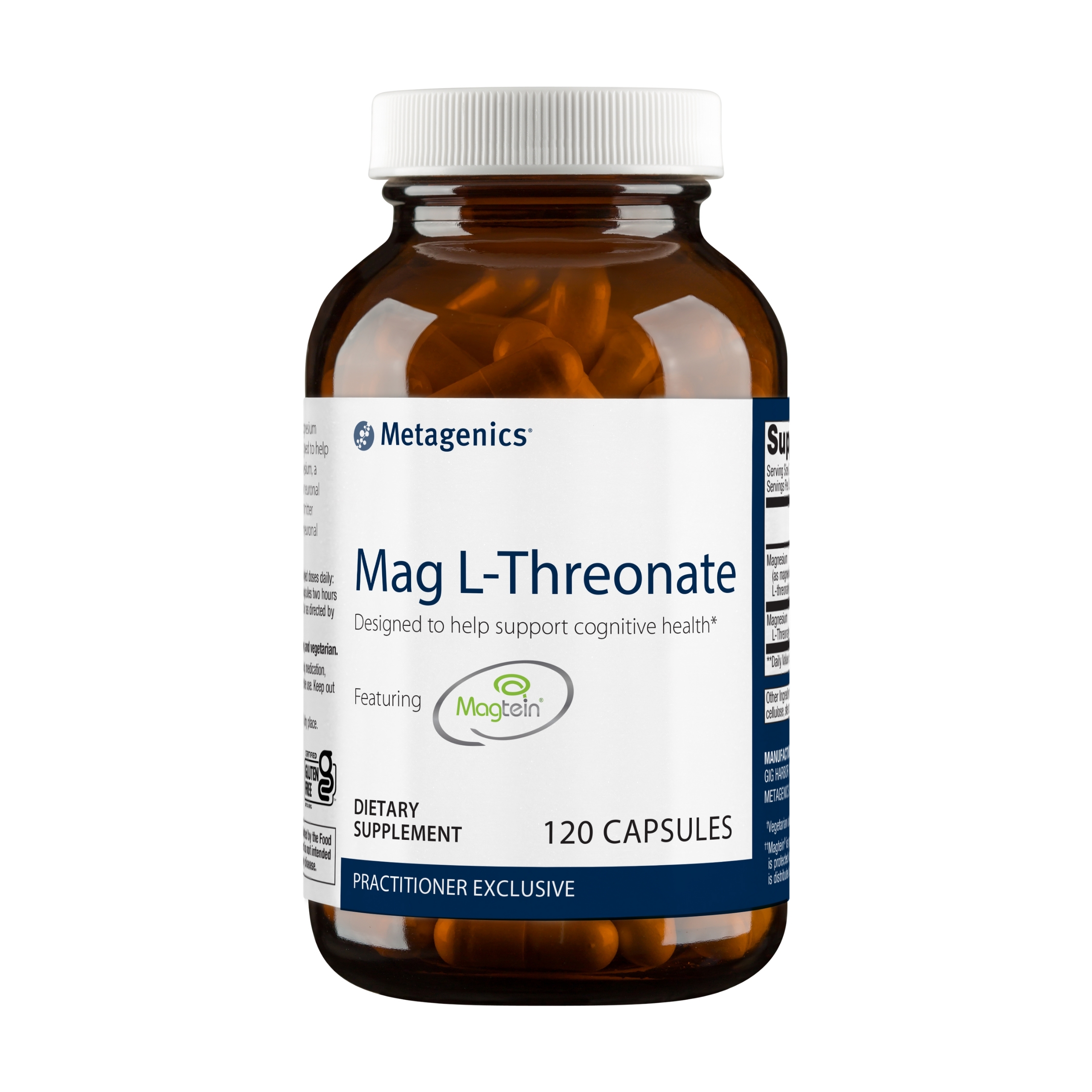Metagenics Mag L-Threonate - Designed to Help Support Cognitive Health* | 120 Count