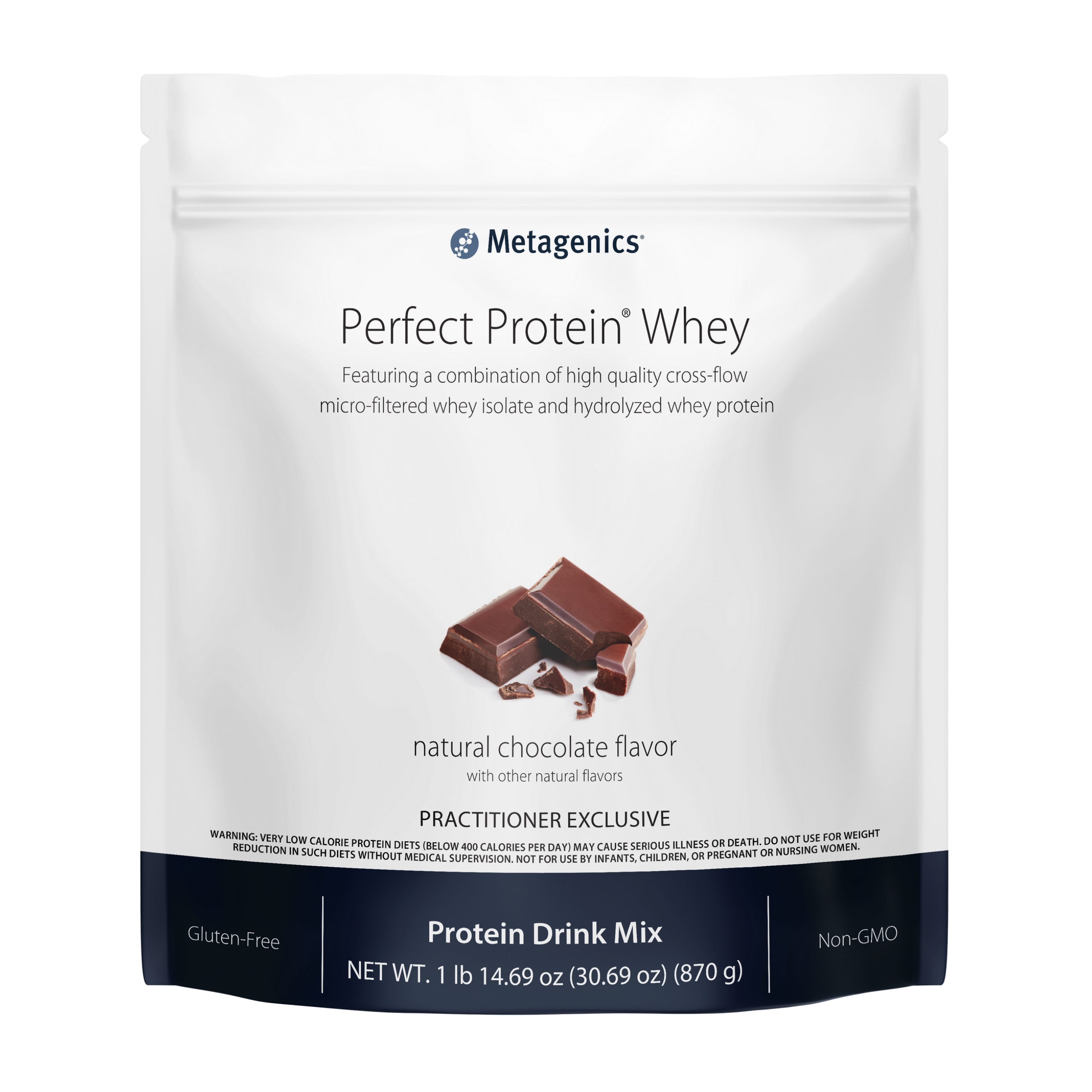 Metagenics Perfect Protein Whey ‚Äì Cross-Flow Micro-Filtered Whey Isolate & Hydrolyzed Whey Protein | 30 Servings (Chocolate, 30 Servings)