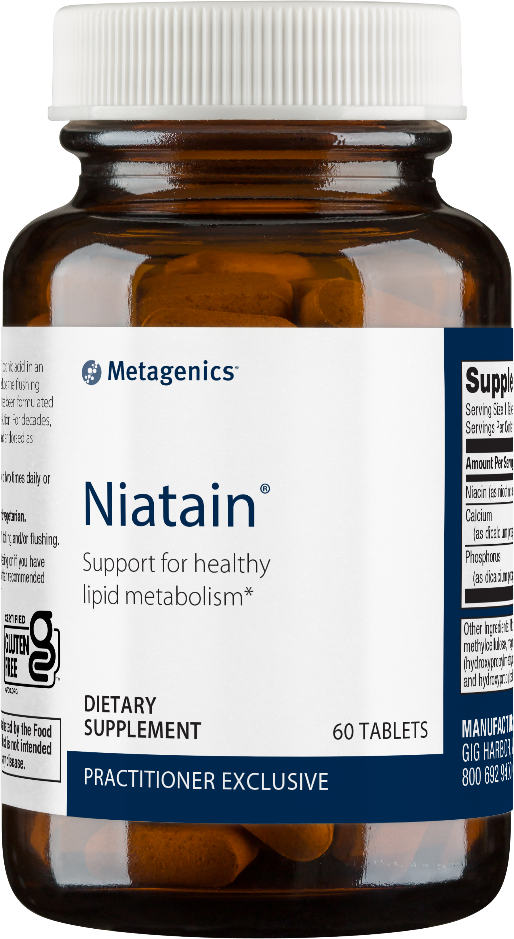Metagenics - Niatain, 60 Count