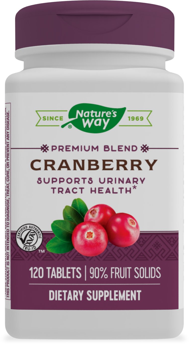 Nature's Way Premium Potency Standardized Cranberry 90% Fruit Solids, 120 Count
