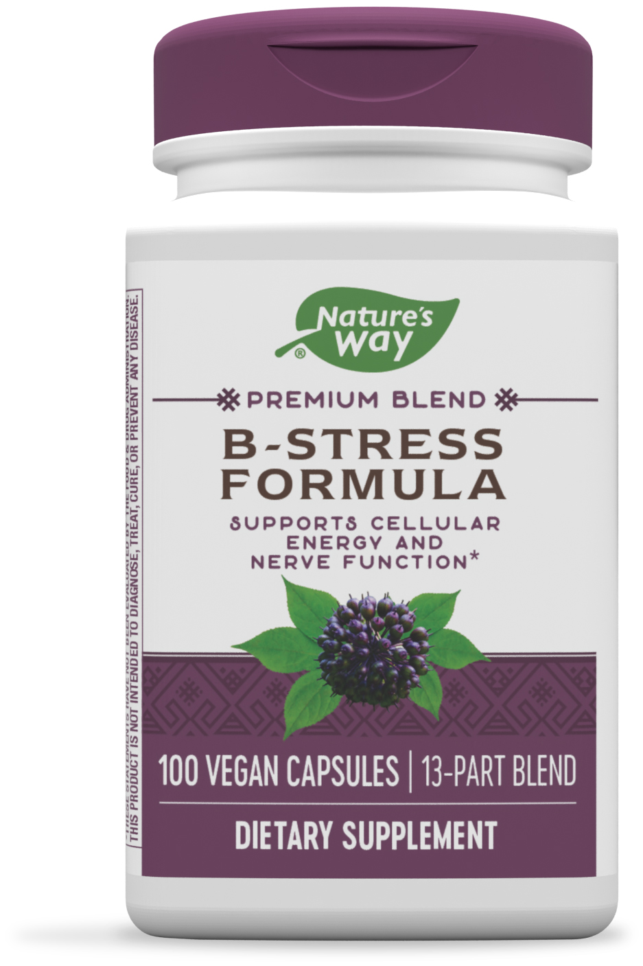 Nature's Way B-Stress with Siberian Eleuthero, 100 Capsules