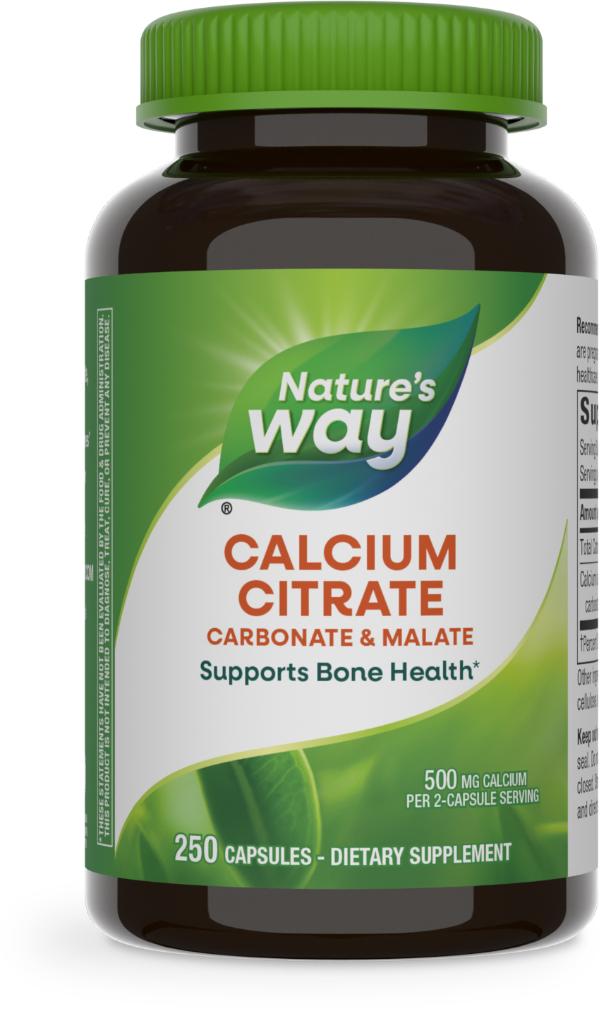 Nature's Way Calcium Citrate Complex, 500 mg per serving, 250 Capsules