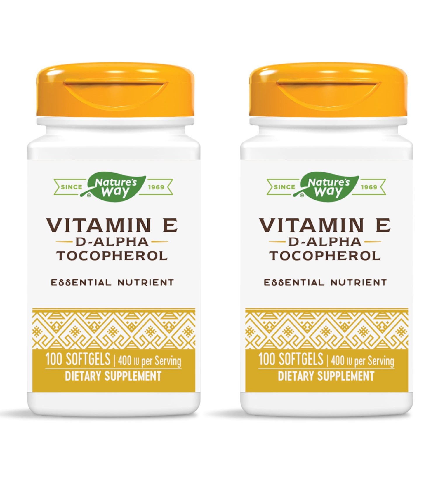Nature's Way Vitamin E 400 IU, 100 Softgels, Pack of 2