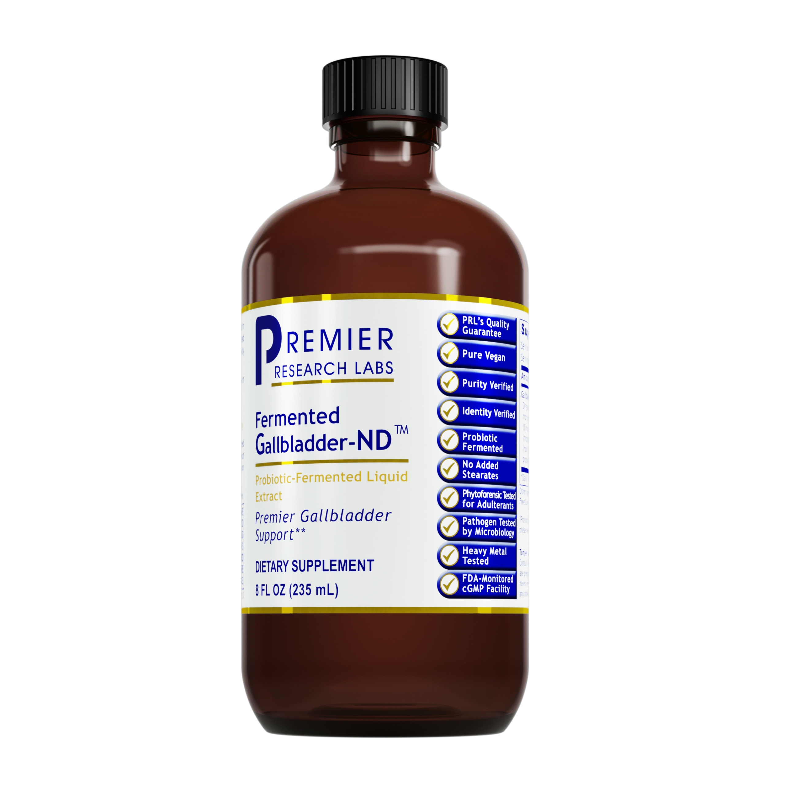 Premier Research Gallbladder-ND, 8 Fl Oz (235 mL), Premier Gallbladder Support