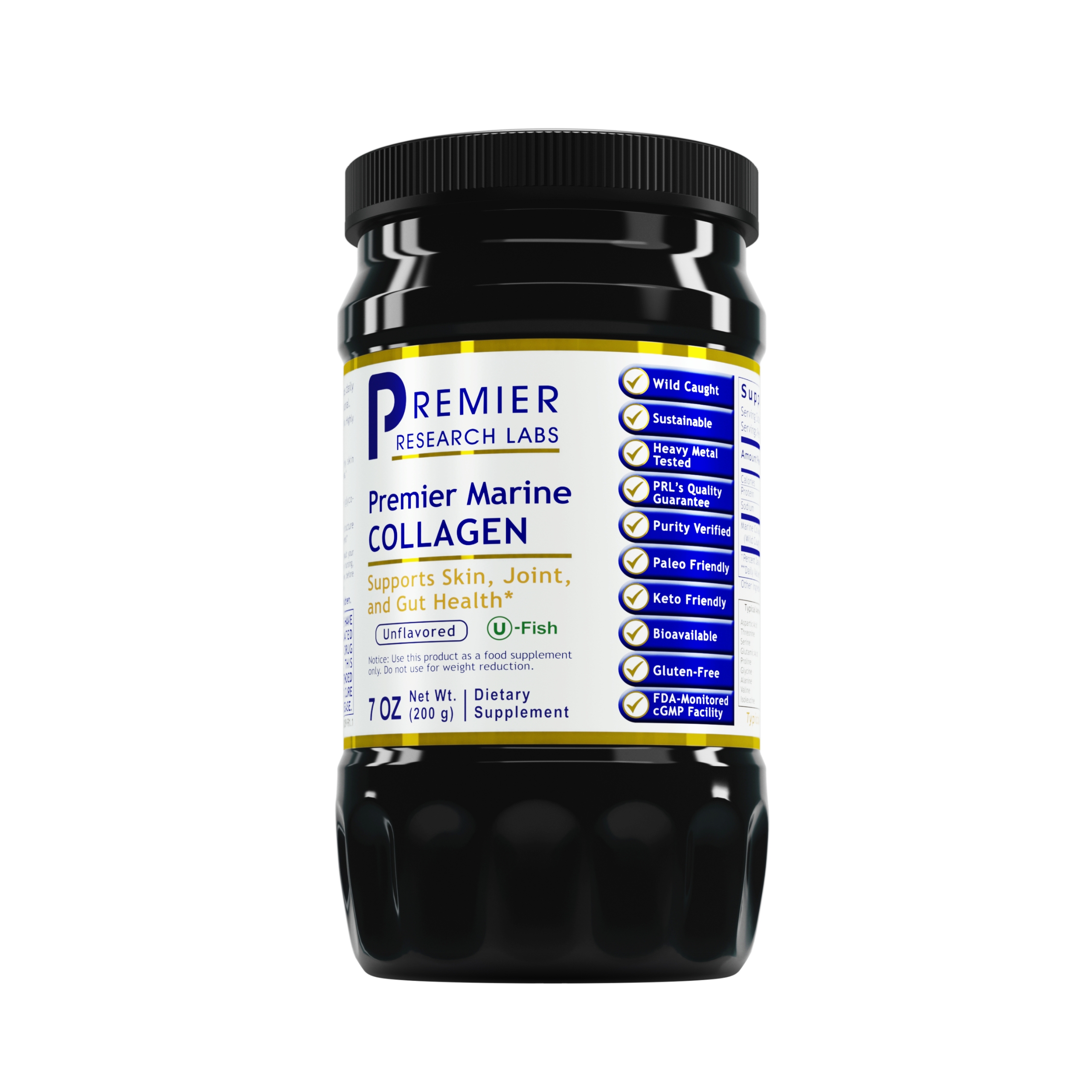Premier Research Labs Marine Collagen, 7 oz (Powder)