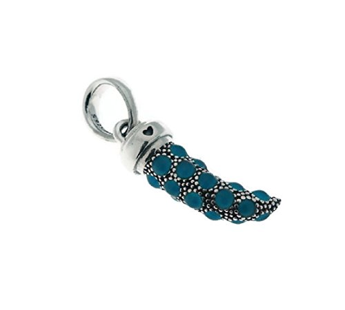 PANDORA Turquoise Italian Horn Necklace Pendant, With Gift Box