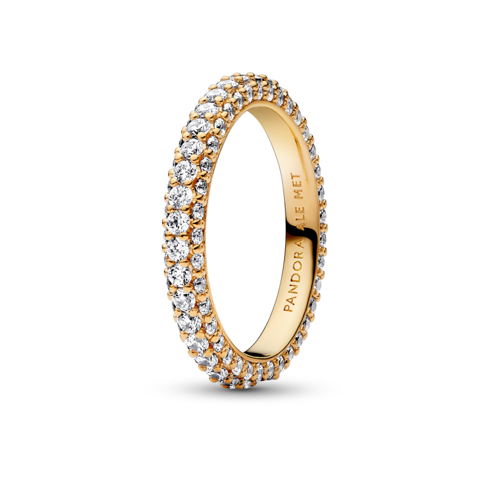 Pandora Timeless Pav√© Single-row Ring, size 50