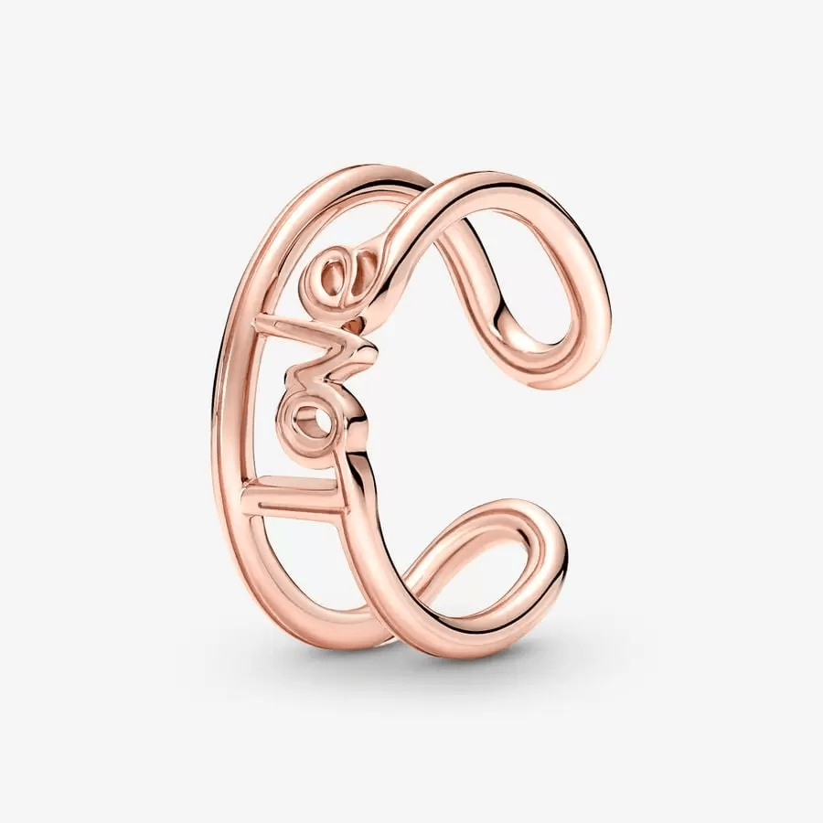 PANDORA ME Love Open Ring, 180077C00-58, With Gift Box