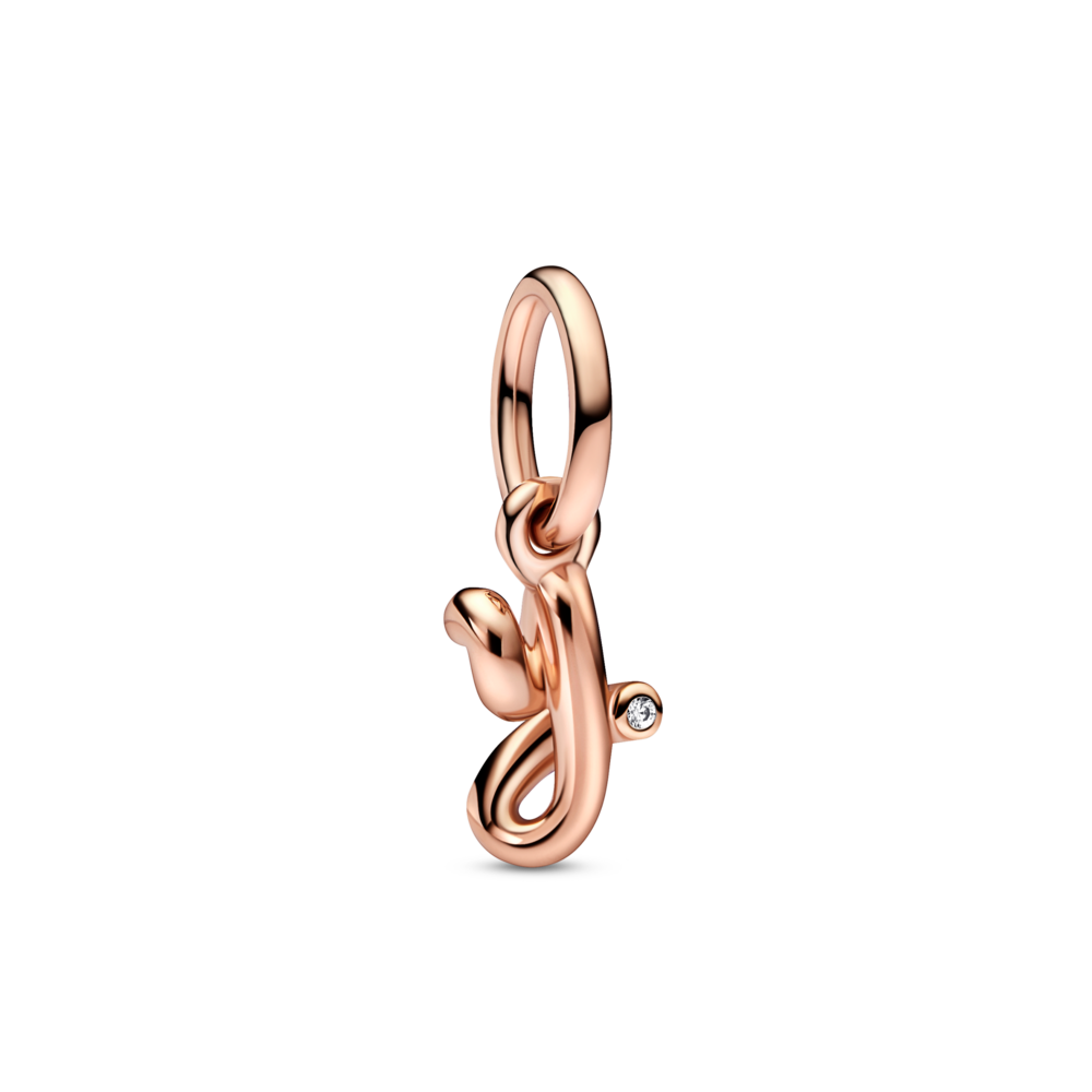 Pandora Letter y Script Alphabet Dangle Charm,with Gift Box