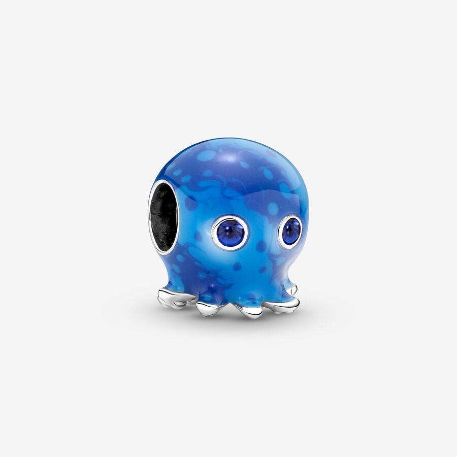 PANDORA Ocean Bubbles & Waves Octopus Charm, With Gift Box