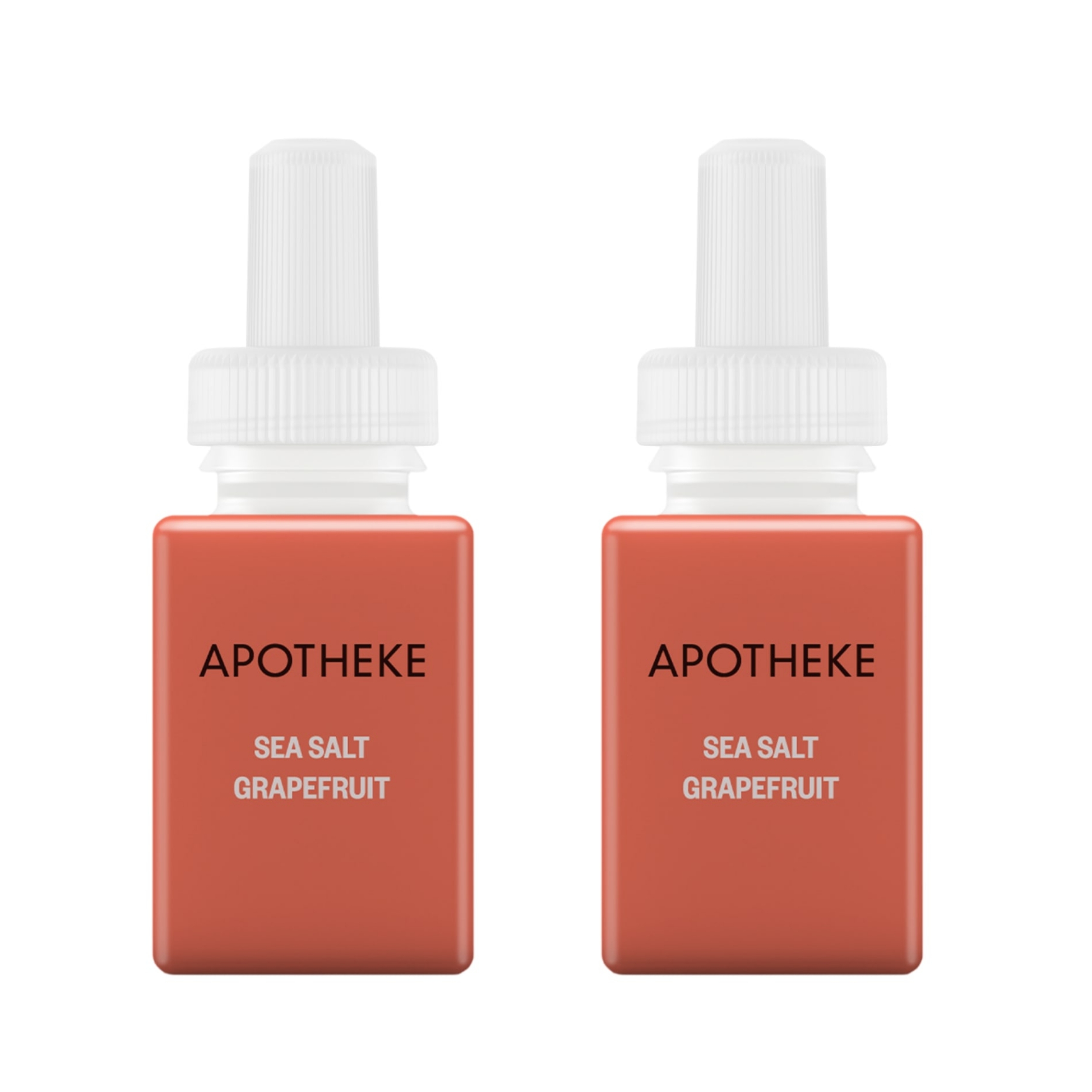 Pura and Apotheke - Fragrance for Smart Home Air Diffusers - Room Freshener - Aromatherapy Scents for Bedrooms & Living Rooms - Odor Eliminator - 2 Pack - Sea Salt Grapefruit