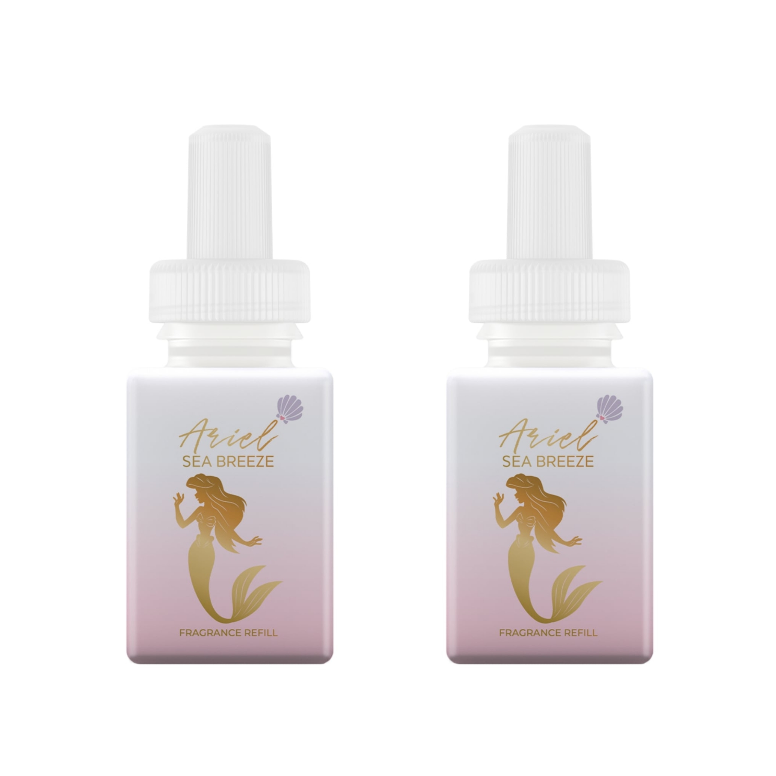 Pura and Disney - Home Fragrance Scent for Air Diffusers - Room Freshener - Aromatherapy Scents for Bedrooms & Living Rooms - Scents for Smart Home Diffusers - 2 Pack - Ariel Sea Breeze